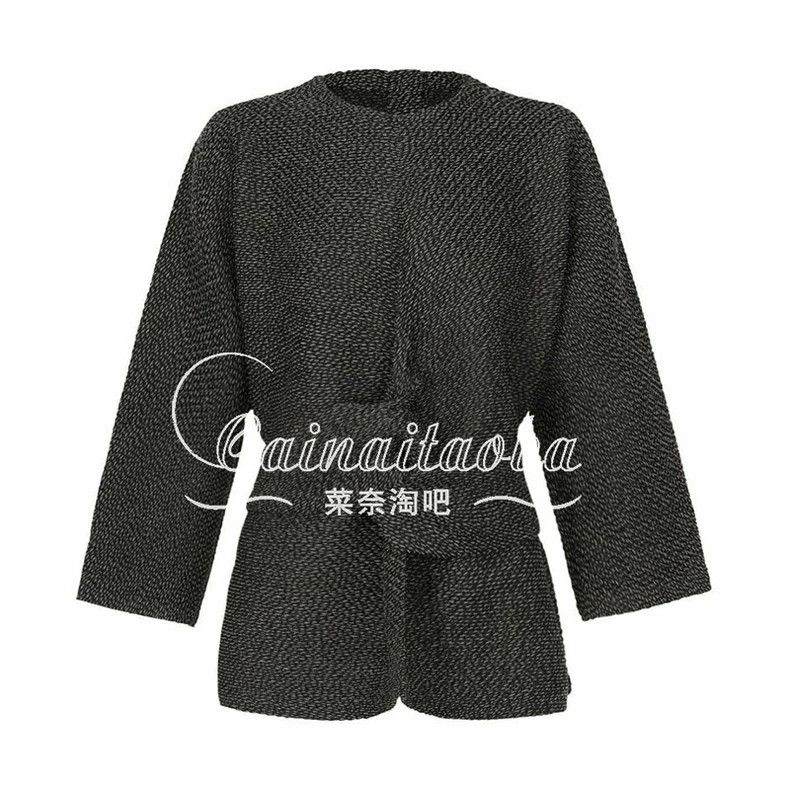 Issey Miyake Issey Miyake size:2 Black pleated long-sleeved shirt Size M / US 6-8 / IT 42-44 - 1 Thumbnail