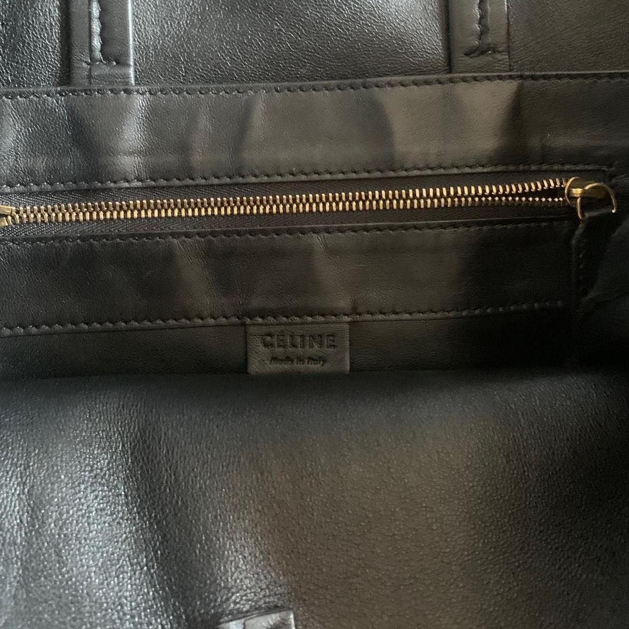 Celine Vintage Black Leather Celine Black Pony hair Cabas tote Size ONE SIZE - 4 Thumbnail