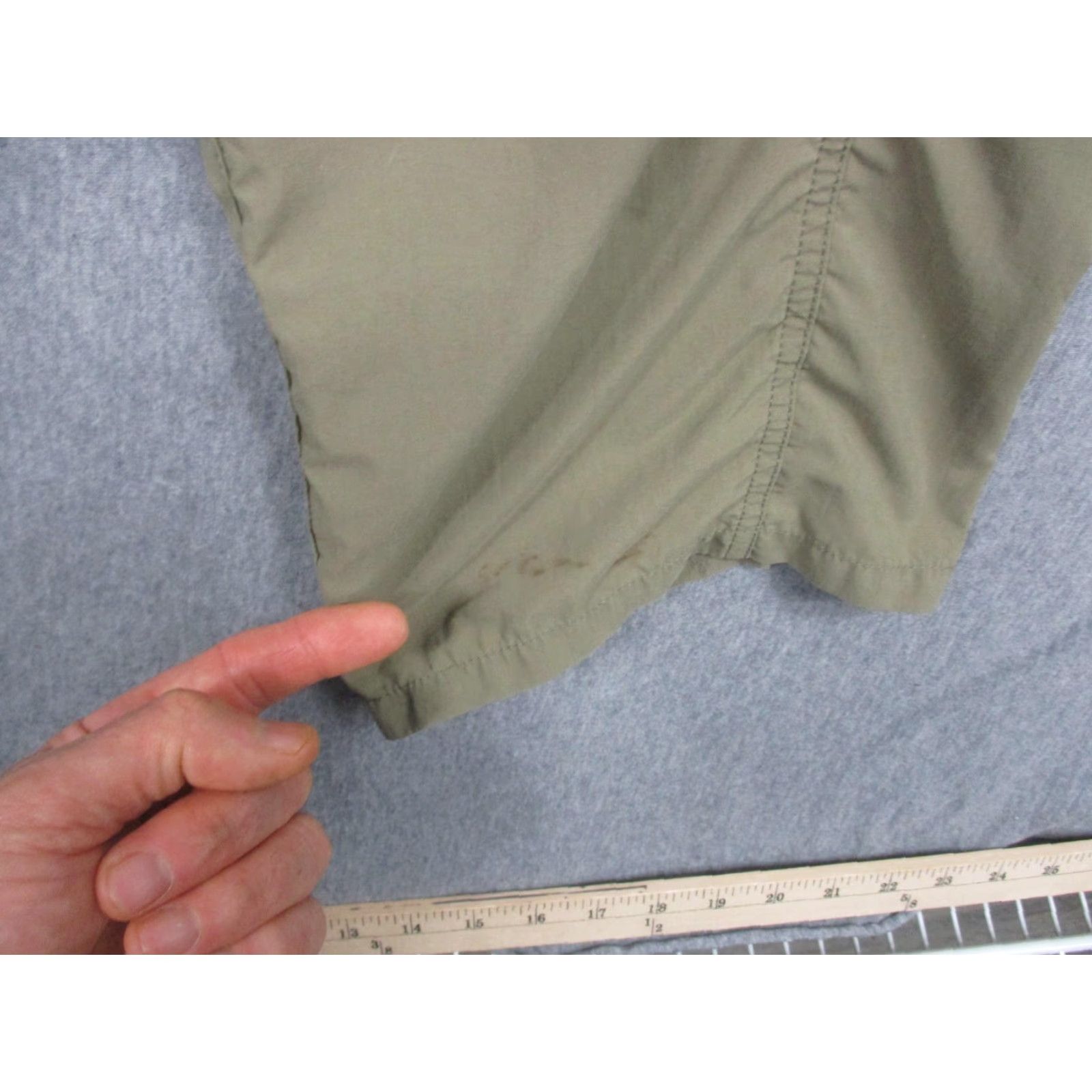 Patagonia Patagonia Pants Mens XL Green Nylon Hiking Adjustable Waist Belted Pocket Straight Leg Khaki Outdoor Travel Casual Activewear Size US 36 / EU 52 - 5 Thumbnail