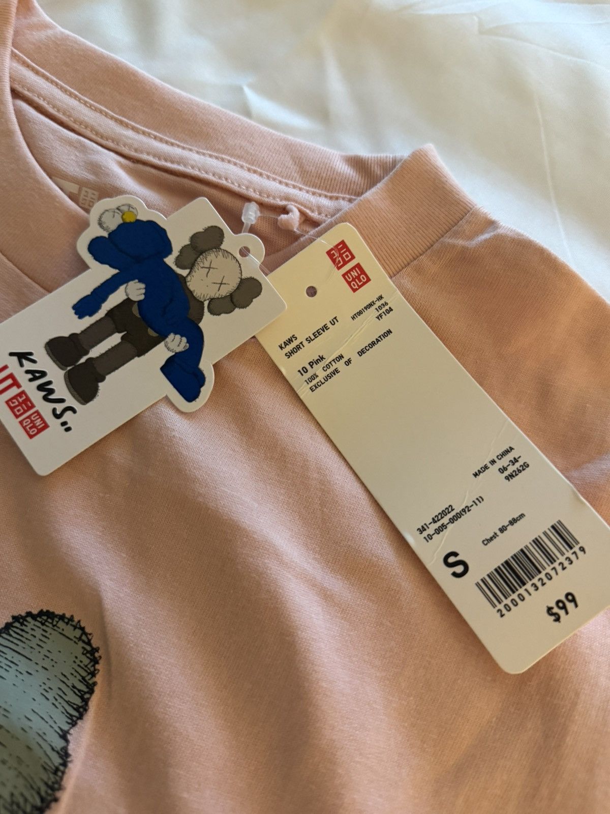 Kaws × Uniqlo Kaws x Uniqlo Companion Tee Pink Size US S / EU 44-46 / 1 - 3 Thumbnail