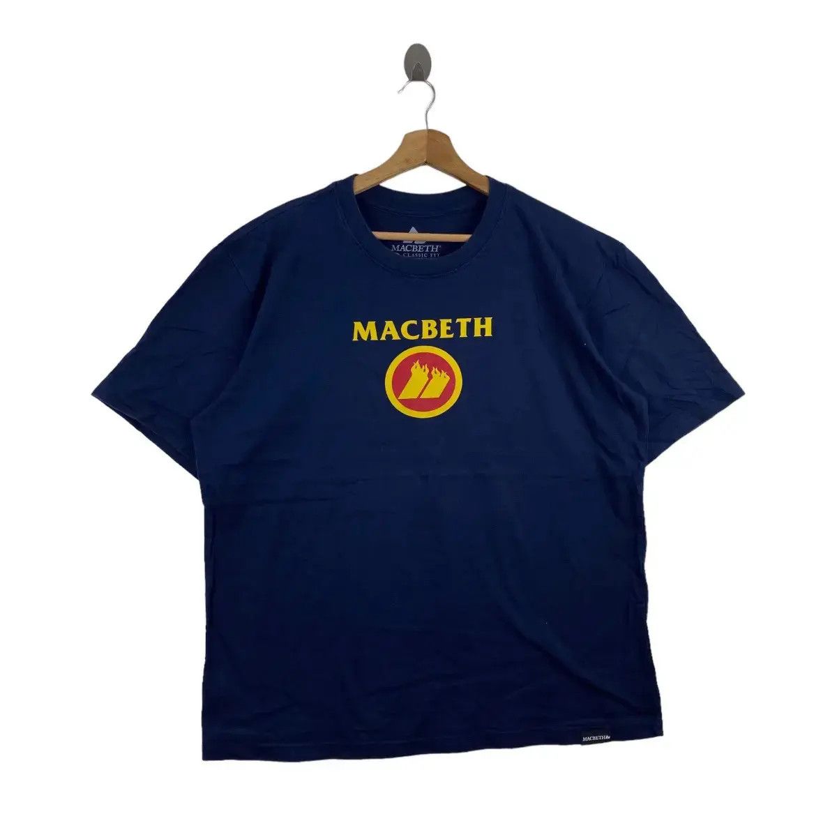 Macbeth Vintage MACBETH US Combed Cotton Classic Fit Tee Shirt Top Size L / US 10 / IT 46 - 1 Thumbnail