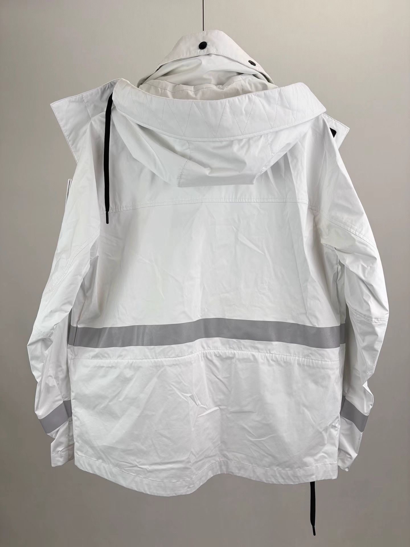 Moncler MONCLER White 3M Reflective Jacket K1 Size US L / EU 52-54 / 3 - 2 Thumbnail