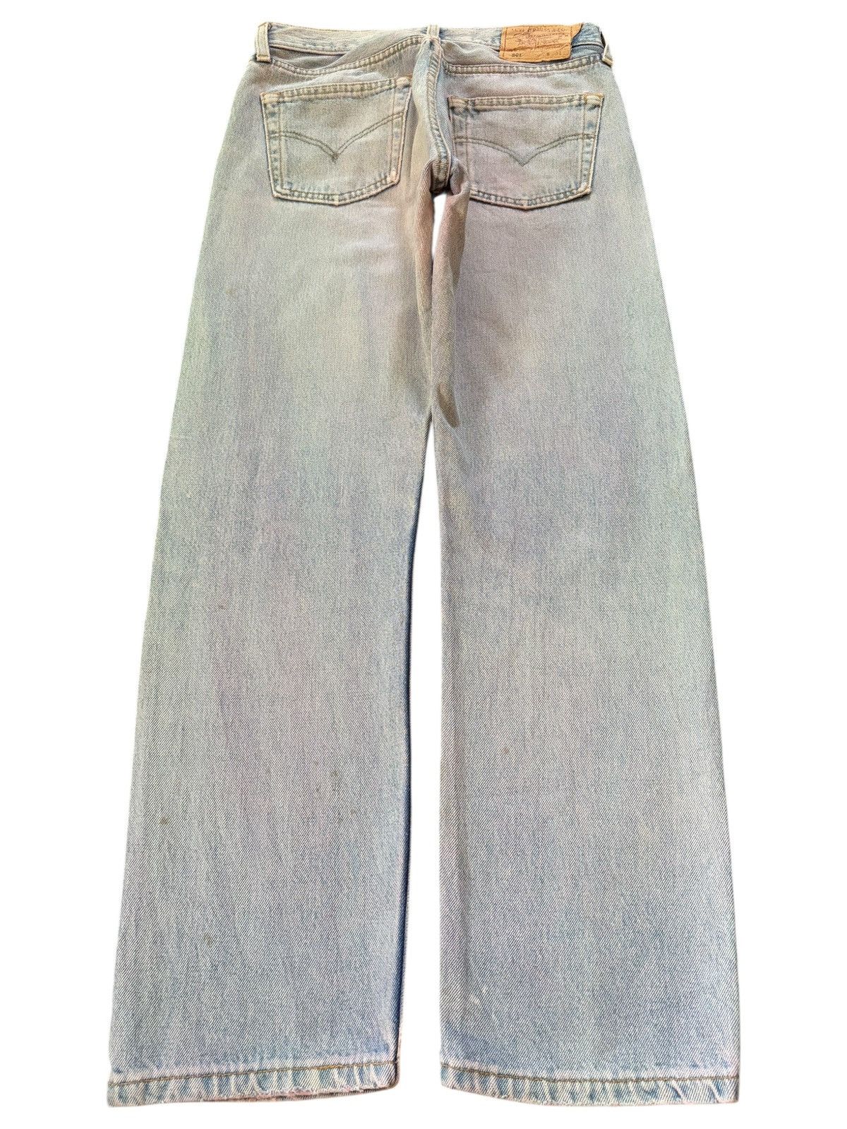Levi's Vintage 90s Levis 501 Bleached Loose Fit Jeans Size US 29 - 2 Thumbnail