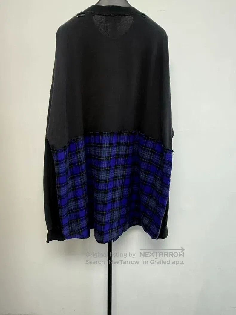Balenciaga Balenciaga Patchwork Plaid Alphabet Printed Single Breaste Size US L / EU 52-54 / 3 - 2 Thumbnail