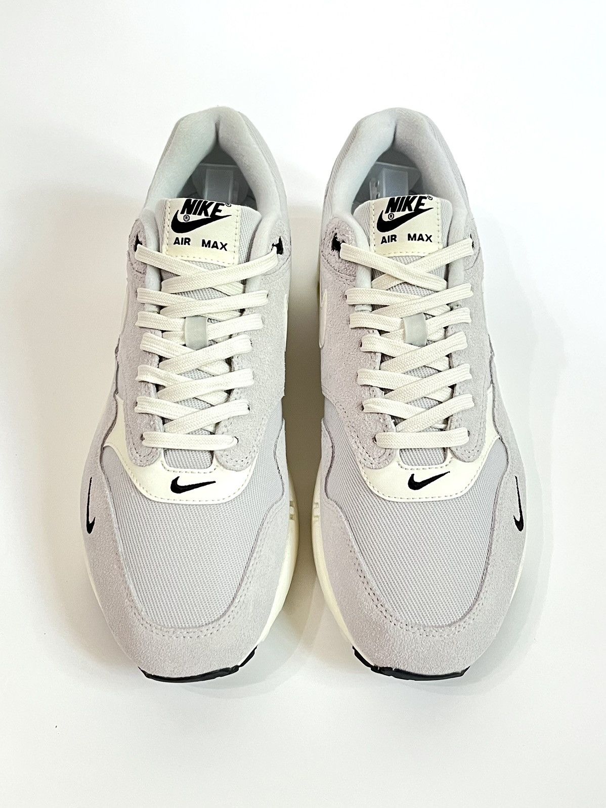 Nike Nike Air Max 1 87 Mini Swoosh “Pure Platinum” Size US 10 / EU 43 - 2 Thumbnail