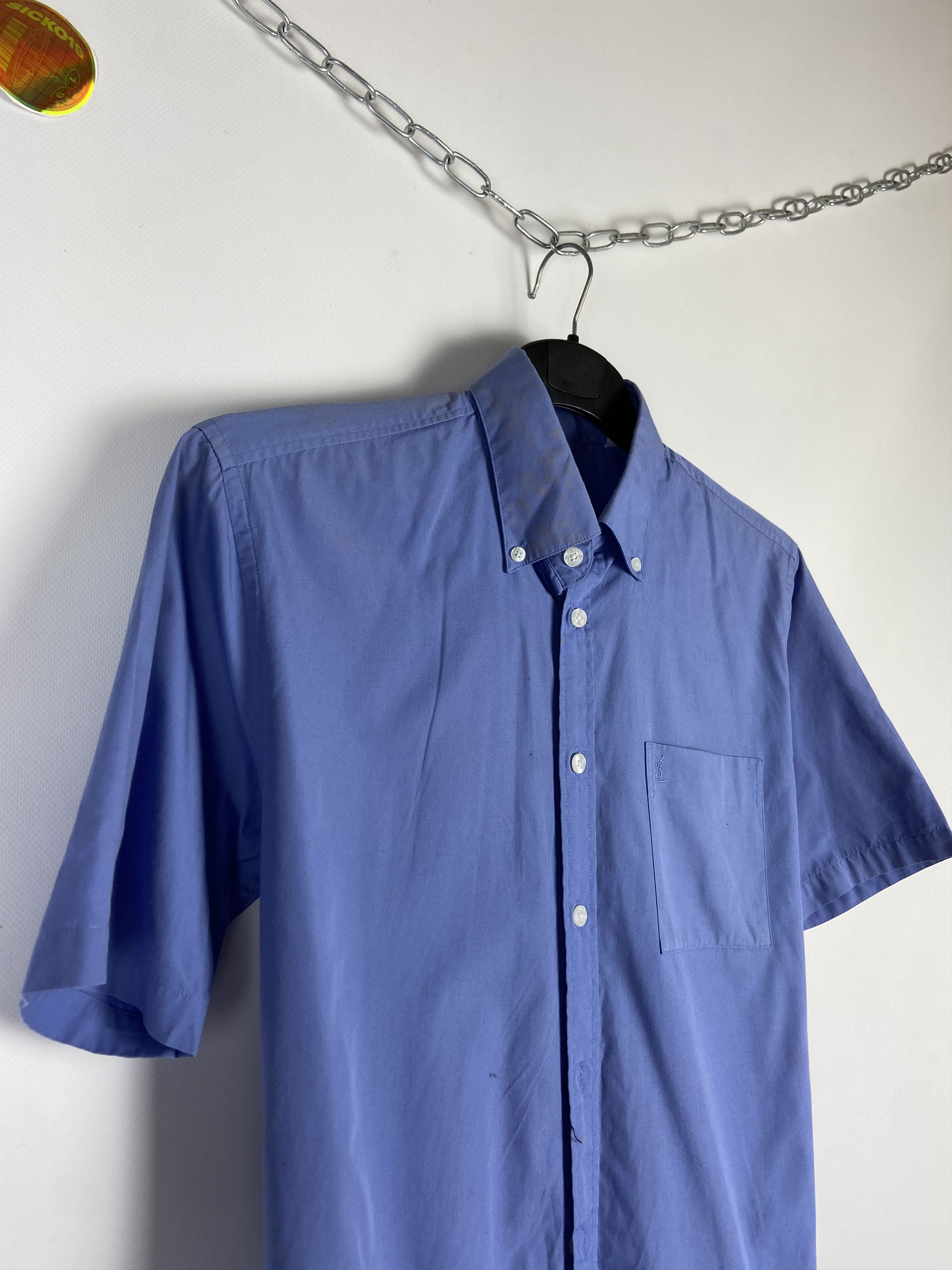 Vintage Vintage Yves Saint Laurent Ysl Pour Homme Shirt Size US M / EU 48-50 / 2 - 4 Thumbnail