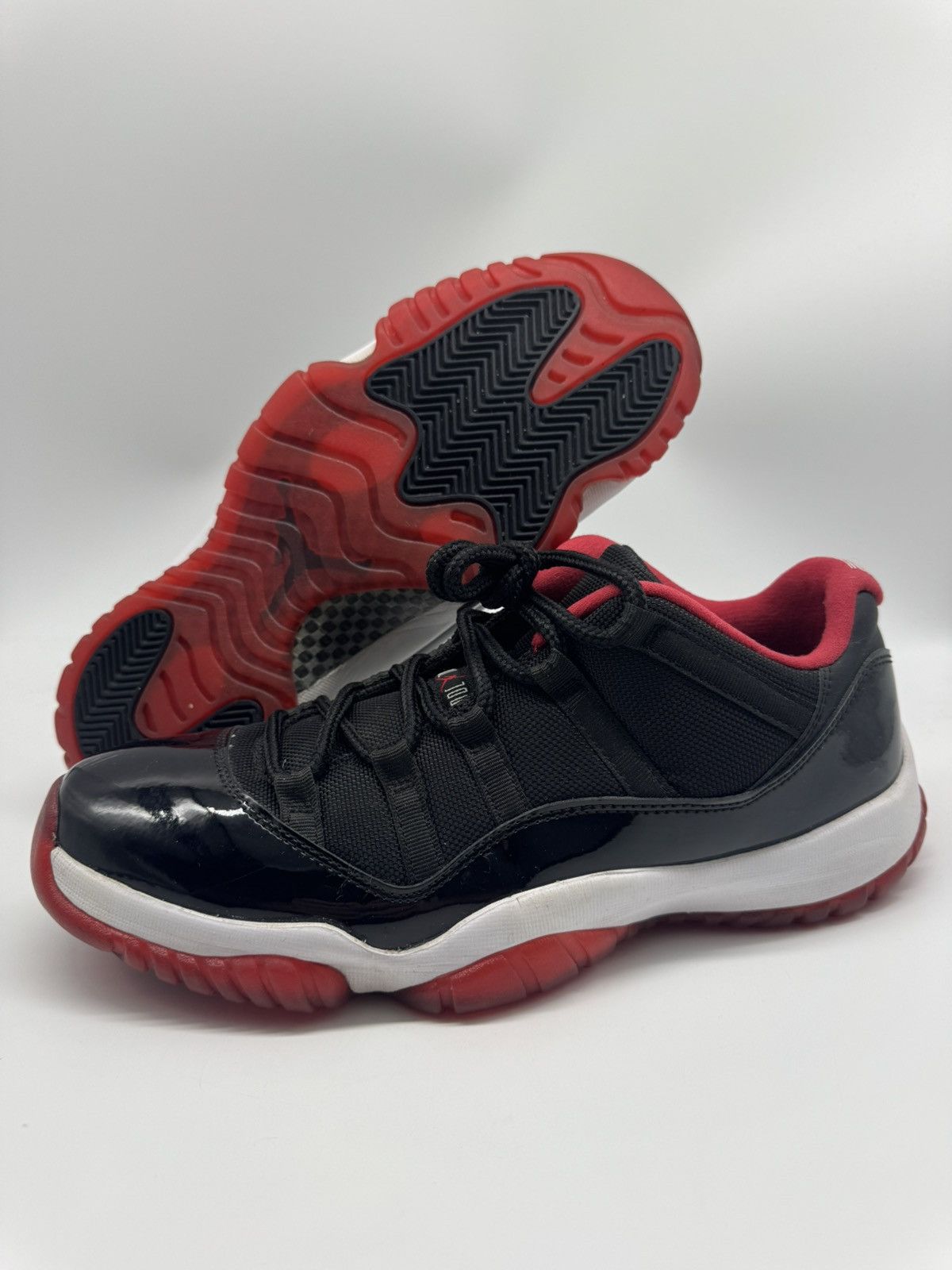 Nike Nike Air Jordan 11 Retro Low Bred 2015 Men’s Size 10 Size US 10 / EU 43 - 1 Thumbnail