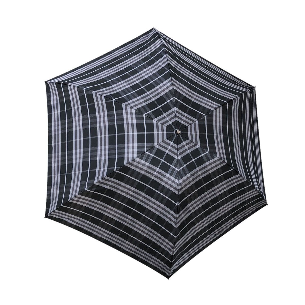Burberry Burberry Checked Novacheck Waterproof Folding Umbrella Size ONE SIZE - 2 Thumbnail