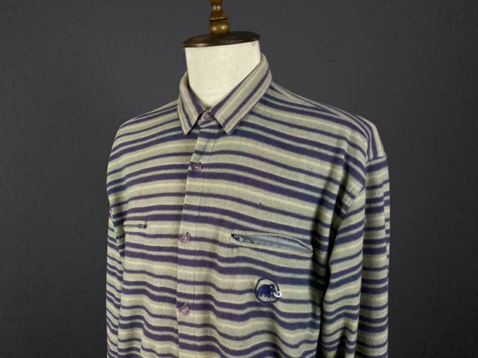 Mammut Mammut Outdoor Tecnopile Striped Button Up Size 2XL / XXL Size US XXL / EU 58 / 5 - 2 Thumbnail