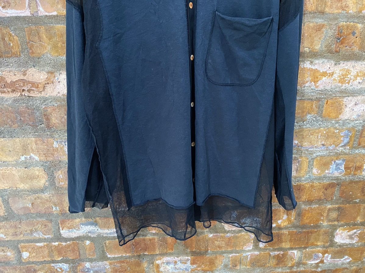 Jean Paul Gaultier 2000s JPG gaultier home Mesh hybrid shirt Size US L / EU 52-54 / 3 - 3 Thumbnail