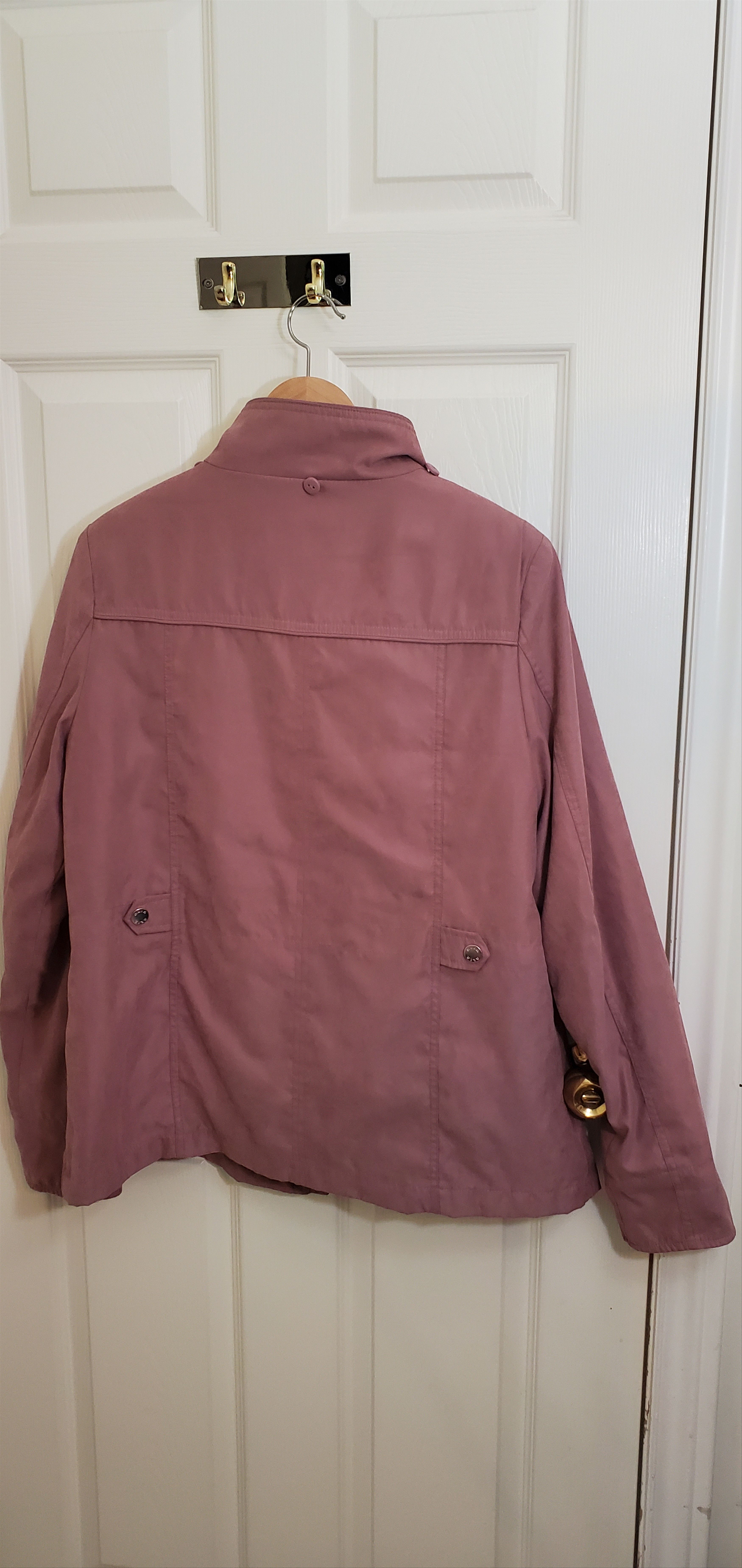 Vintage Vintage ALIA Pink Coat Lined Inside Shoulder Flap Style Size M / US 6-8 / IT 42-44 - 9 Thumbnail