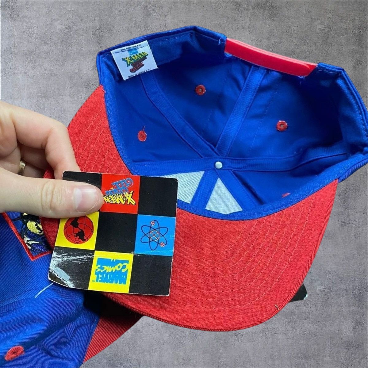Marvel Comics × Vintage Vintage Marvel X-men Wolverine Hat Size ONE SIZE - 4 Thumbnail