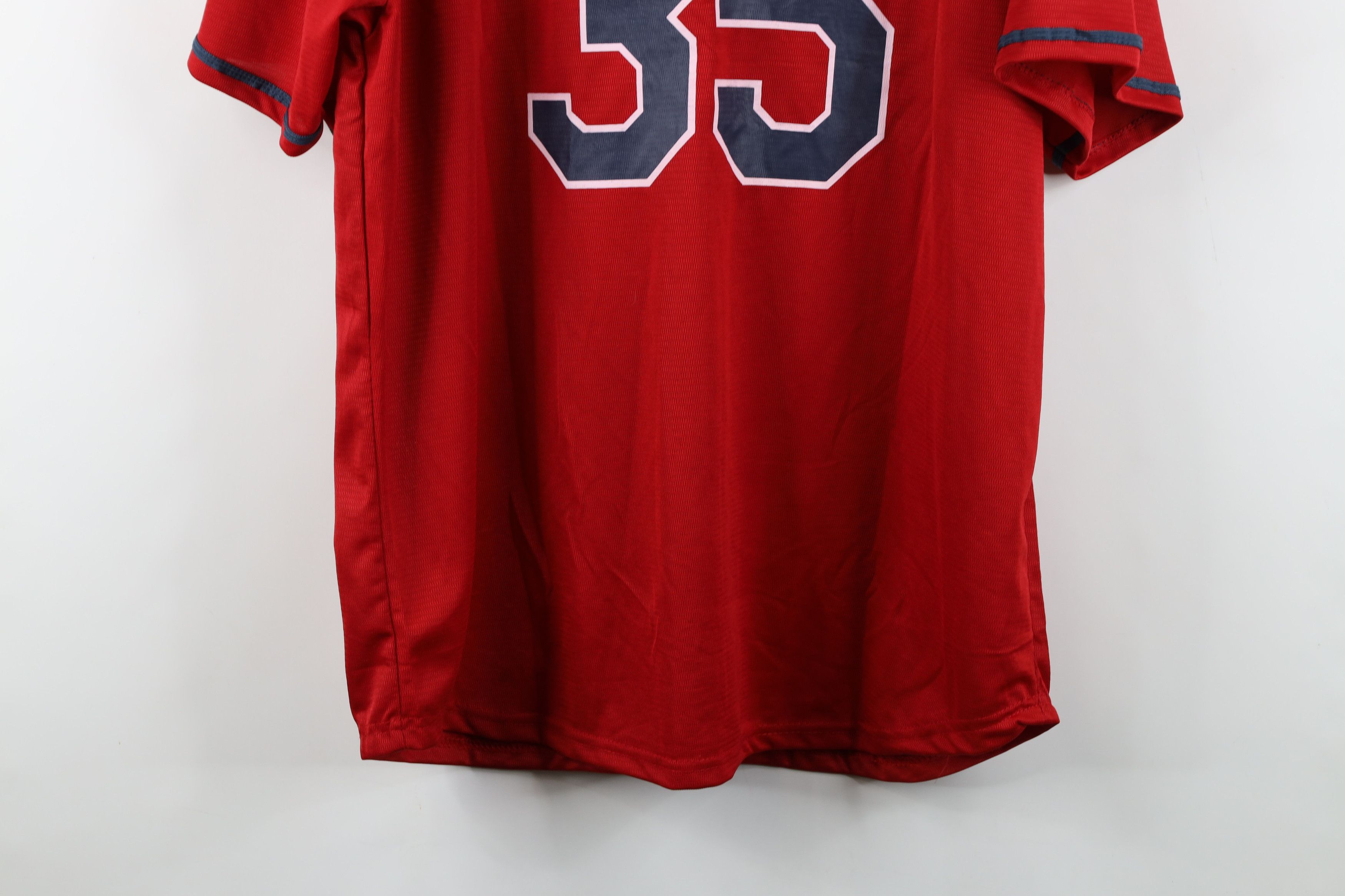 Vintage Vintage Cleveland Indians Baseball Jersey Red Polyester Size US XL / EU 56 / 4 - 16 Thumbnail