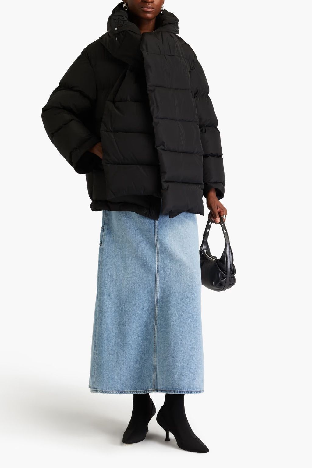 Balenciaga o1y0625 Shell Jacket in Black Size M / US 6-8 / IT 42-44 - 2 Thumbnail
