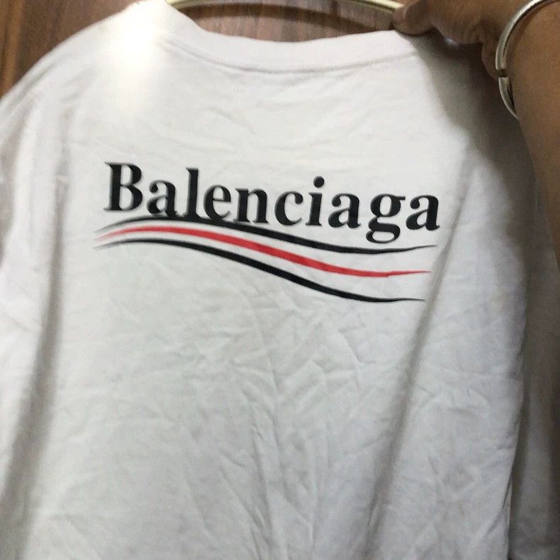 Balenciaga Balenciaga Embroidered Coke Logo Short Sleeve T-Shirt Size US XXS / EU 40 - 6 Thumbnail
