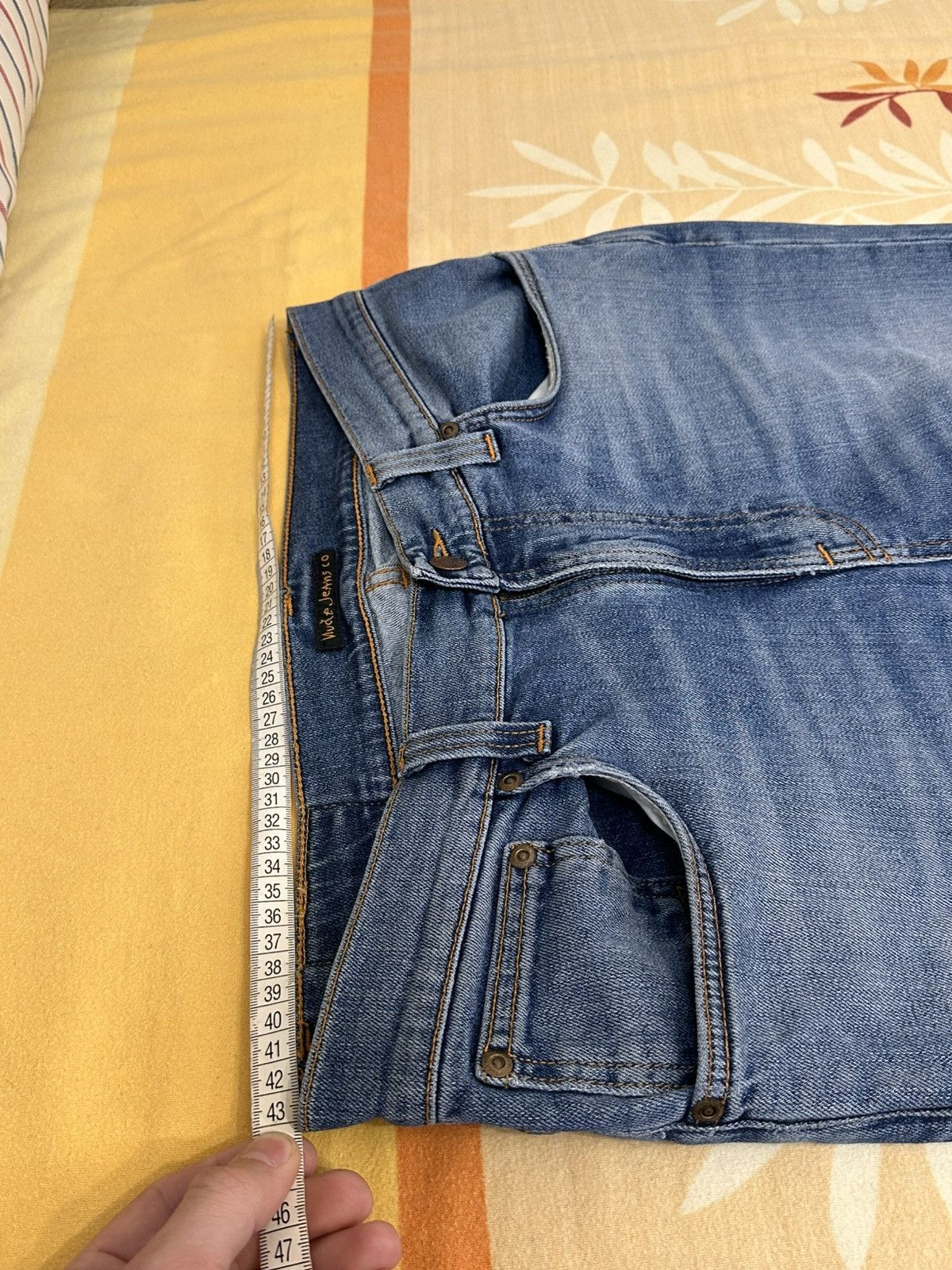 Nudie Jeans 🔥 Nudie Jeans Drim Tim Slim Fit Denim Skinny Jeans Pants Size US 34 / EU 50 - 8 Thumbnail