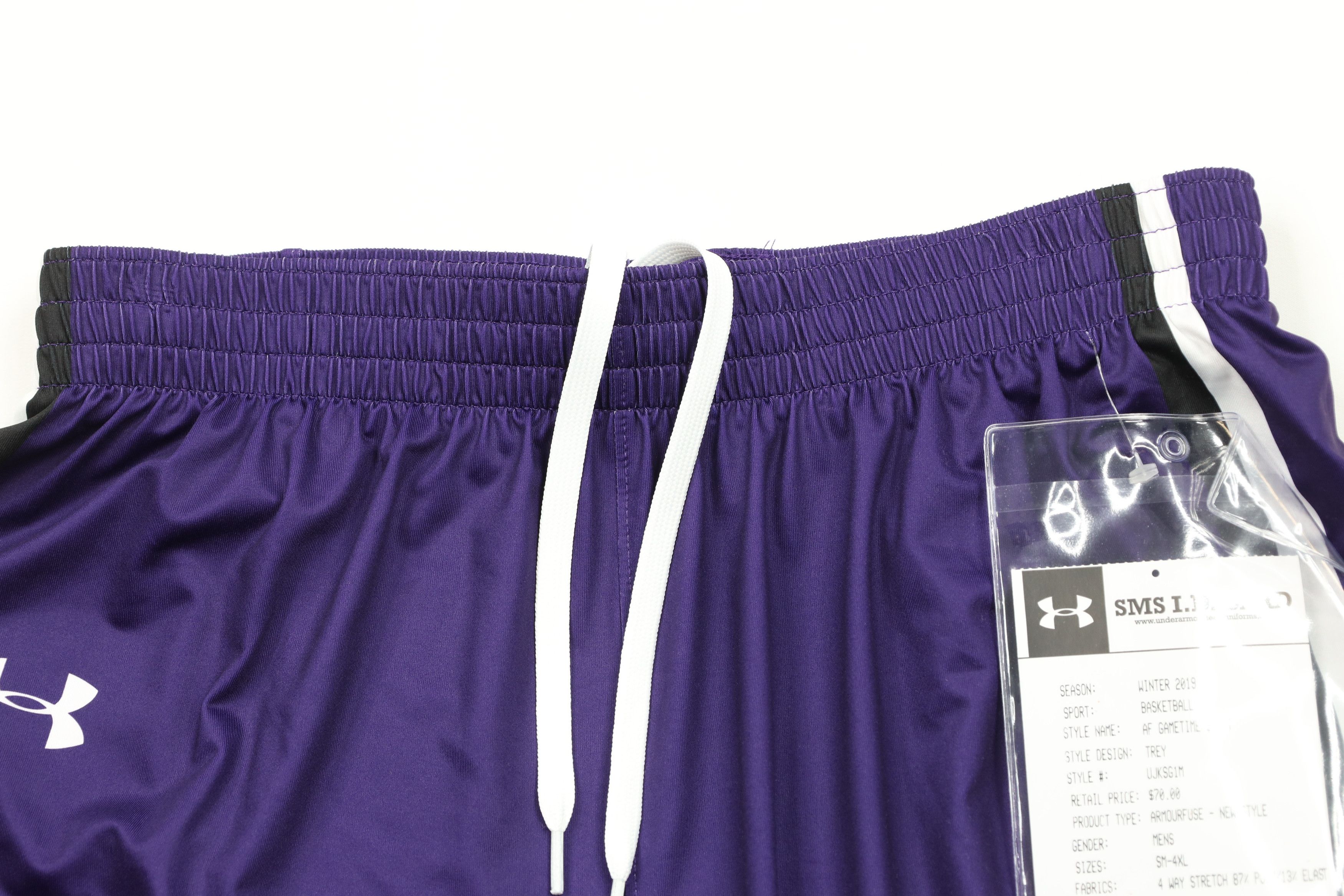 Under Armour × Vintage New Sample Under Armour University Basketball Shorts Size US 34 / EU 50 - 2 Thumbnail
