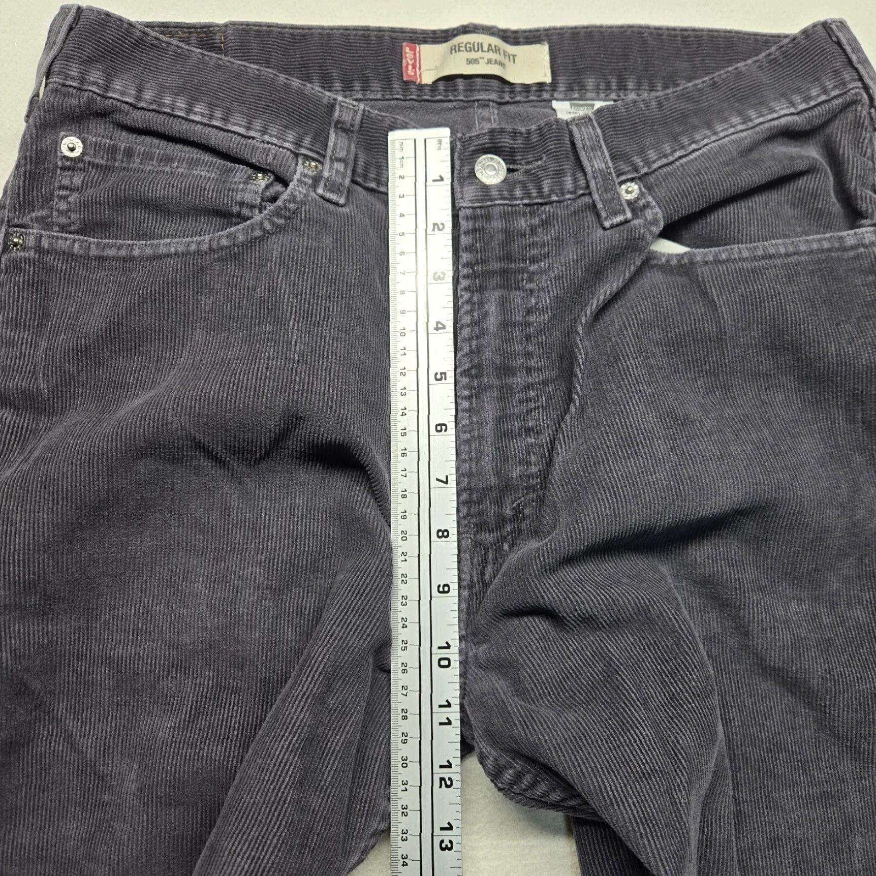 Levi's Levi's 505 Regular Fit Black Denim Jeans Adult Men's 34 x 34 Size US 34 / EU 50 - 5 Thumbnail