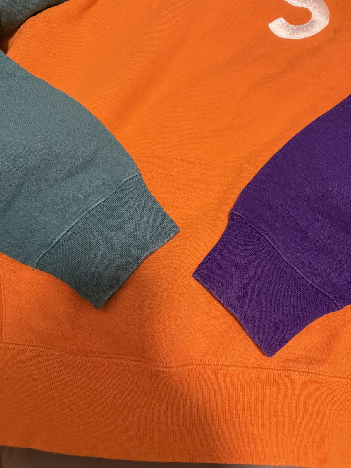 Supreme Supreme S logo colorblocked hooded sweatshirt hoodie Size US M / EU 48-50 / 2 - 8 Thumbnail