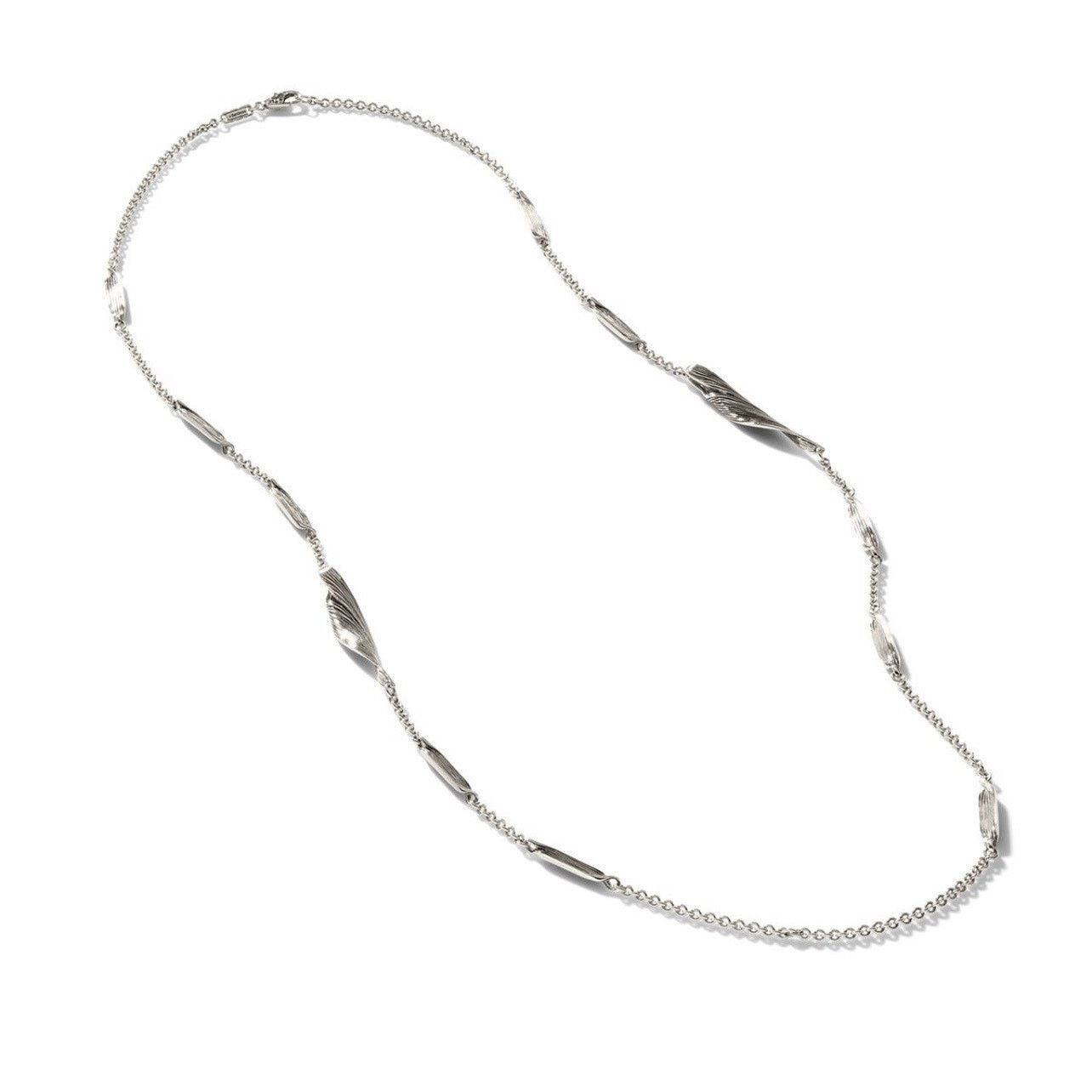 John Hardy John Hardy Bamboo Woven Sautoir Silver Necklace size 32 New Size ONE SIZE - 1 Thumbnail