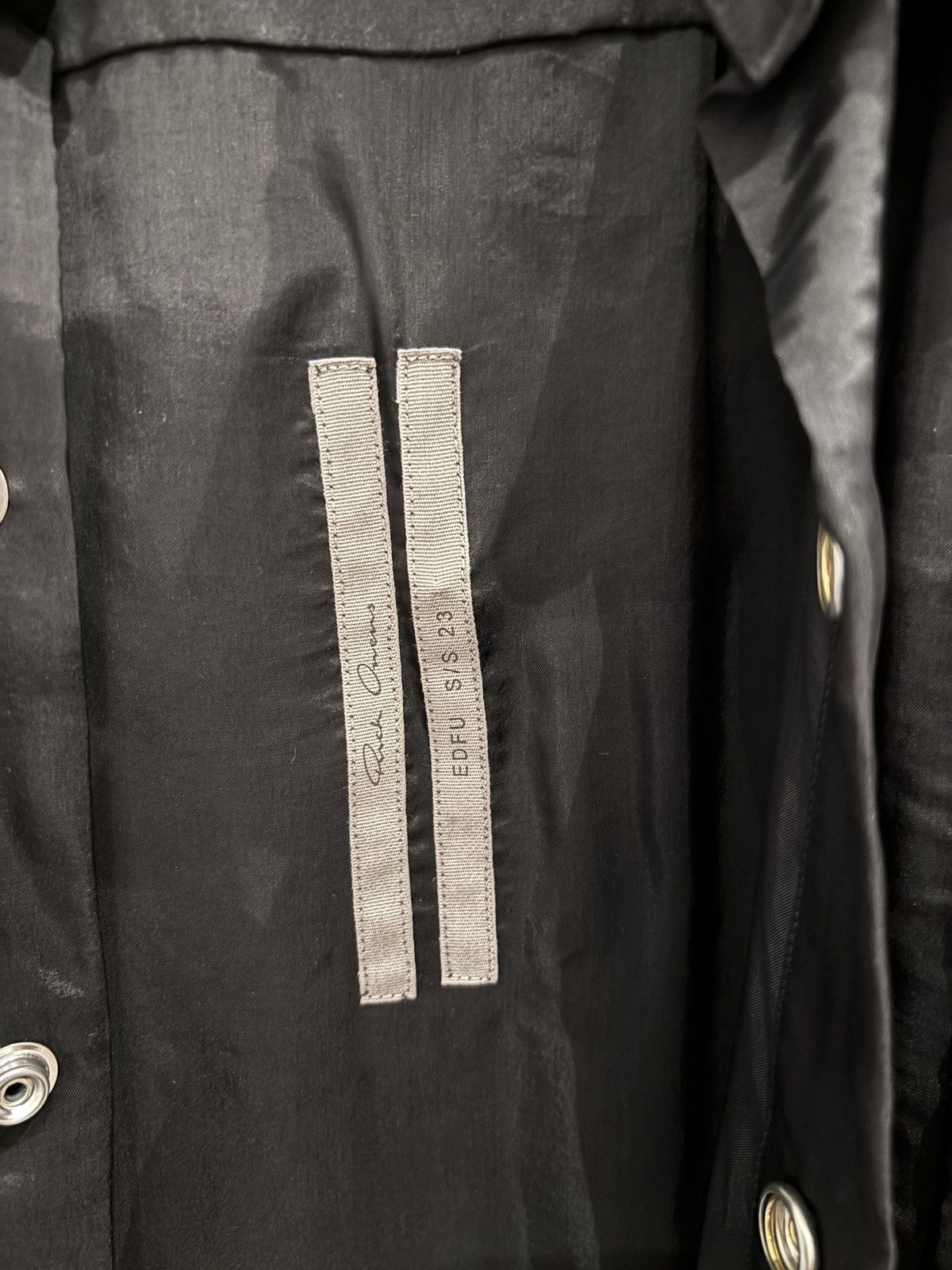 Rick Owens Rick Owens Fogpocket Outershirt IT48 Size US M / EU 48-50 / 2 - 2 Thumbnail