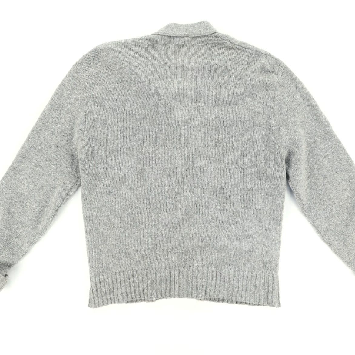Vintage VTG Campus 1960s Cardigan Gray Wool V-Neck Sweatshirt Men L Shirt Size US L / EU 52-54 / 3 - 4 Thumbnail