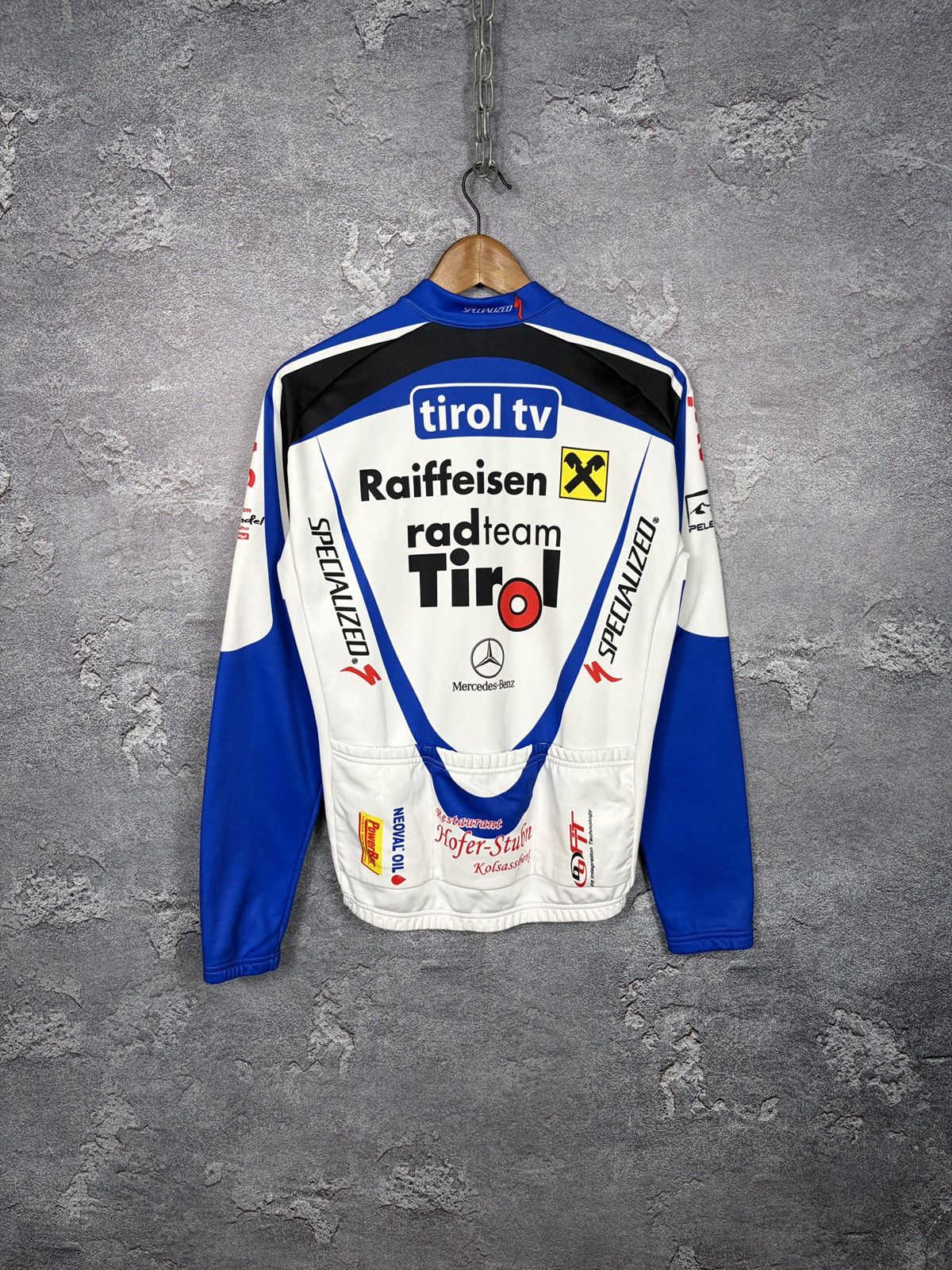 Bicycle Biemme Vintage Bicycle Jersey Long Sleeve Mercedes Benz Size US M / EU 48-50 / 2 - 10 Thumbnail