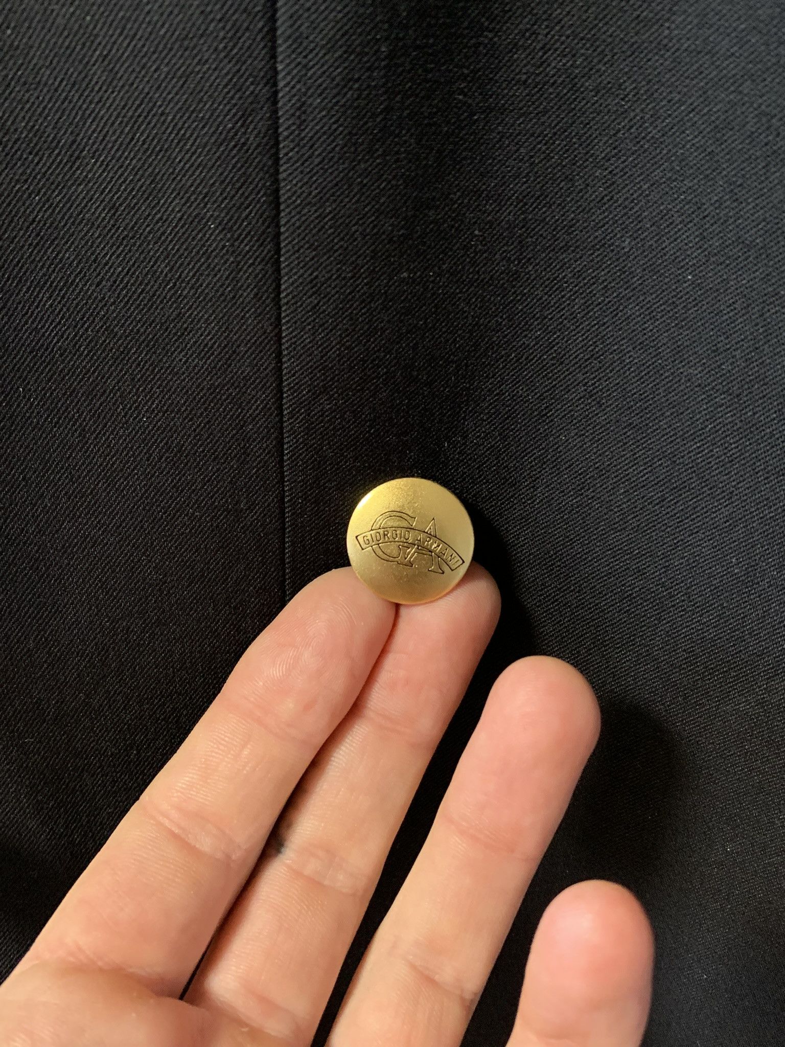 Giorgio Armani 80's Giorgio Armani Doubled-Breasted Blazer Jacket Size 48R - 6 Thumbnail