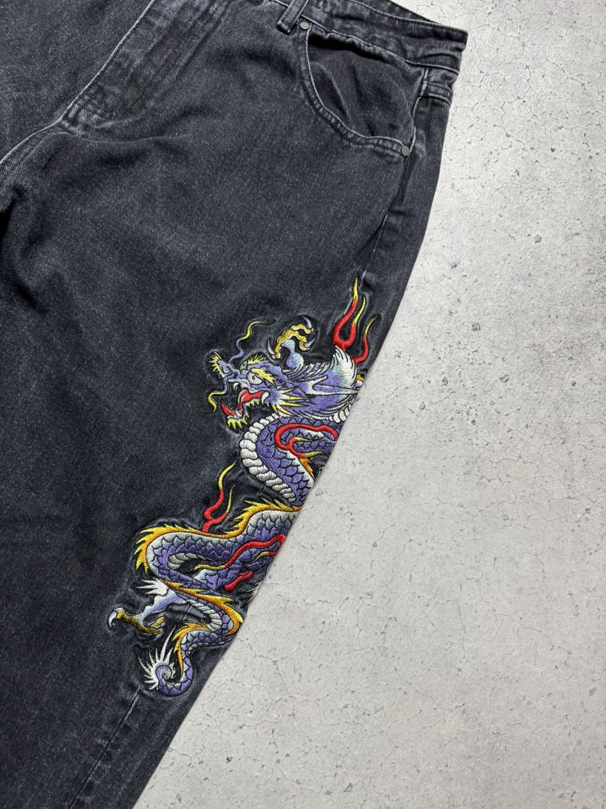 Ed Hardy Ed Hardy Baggy Big Logo Denim Jeans Size 36 Size US 36 / EU 52 - 5 Thumbnail