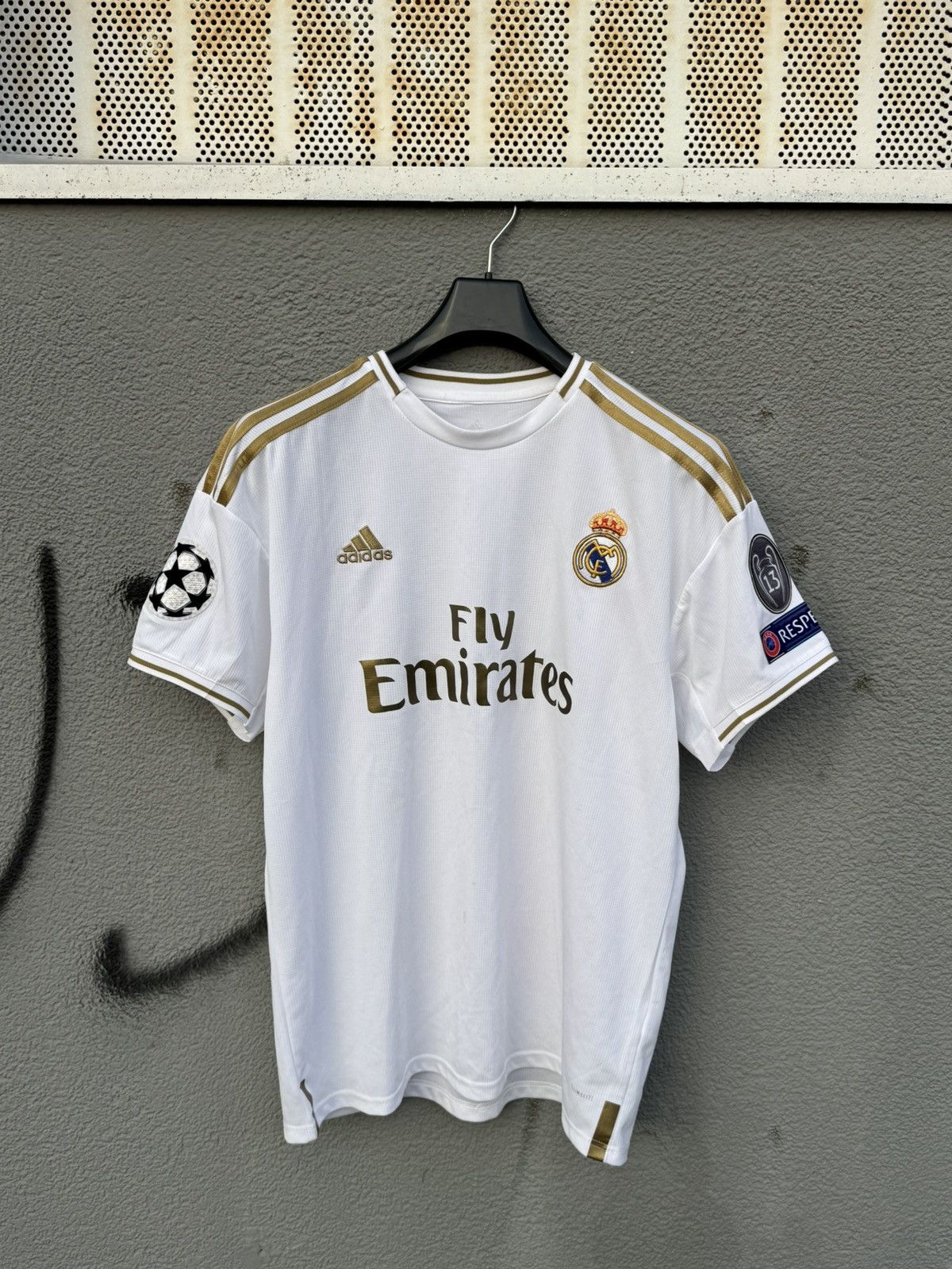 image of 7 Hazard Real Madryt Jersey 2019/20 Adidas in White, Men's (Size 2XL)