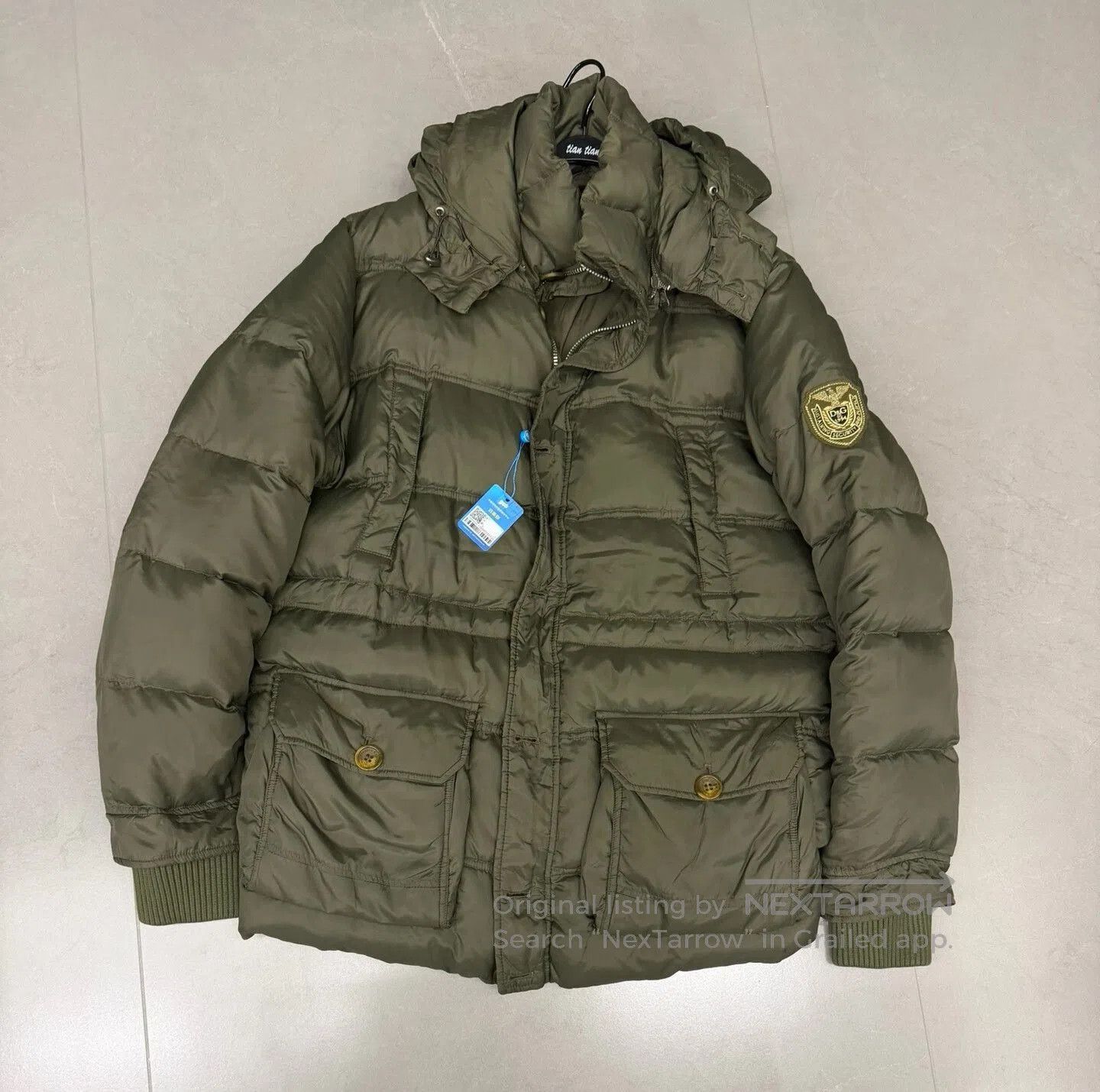 Dolce & Gabbana Dolce & Gabbana Men's Embroidered Down Jacket. Size US L / EU 52-54 / 3 - 1 Thumbnail