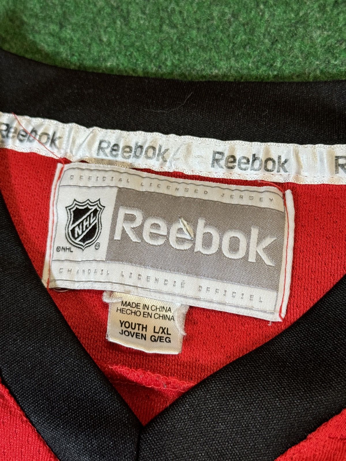 NHL × Reebok × Vintage Calgary Flames Reebok NHL Small Red Hockey Jersey Size US S / EU 44-46 / 1 - 3 Thumbnail
