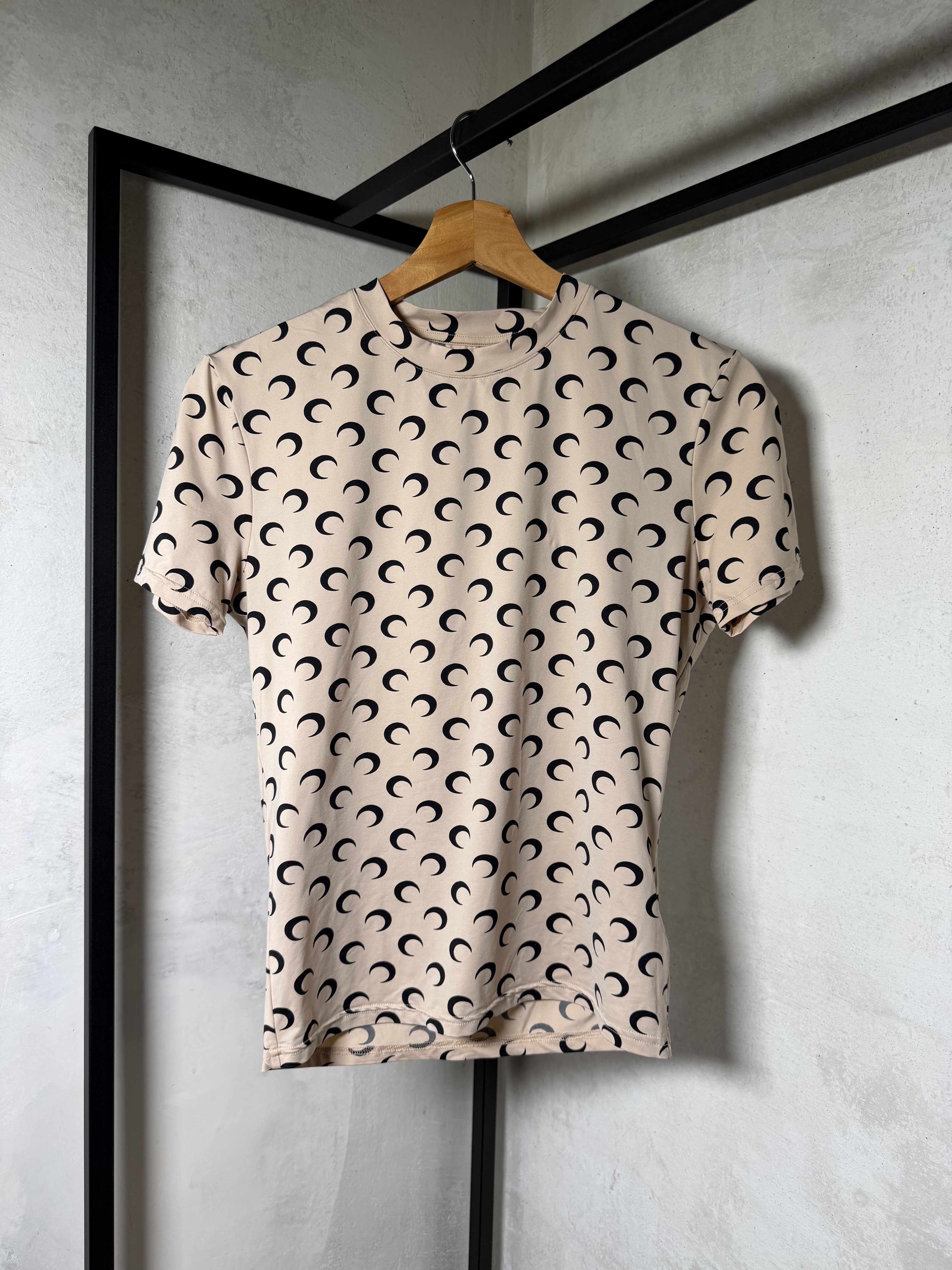 Marine Serre MARINE SERRE Moon Jersey Short-sleeve Top Size S / US 4 / IT 40 - 2 Thumbnail