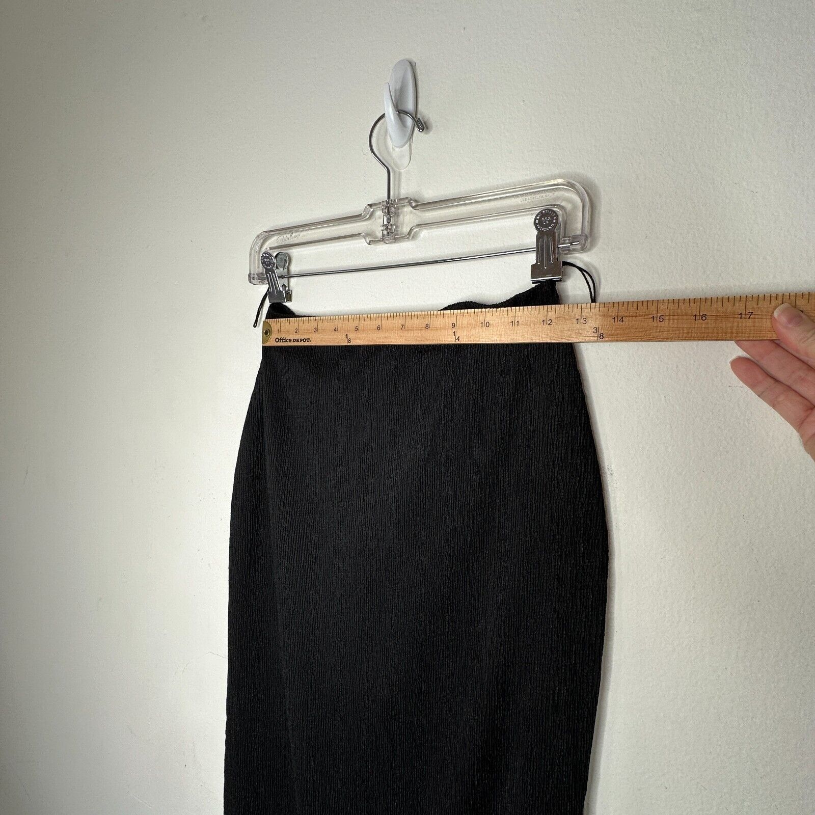 Other NWT Rumer Black High Waist Pencil Tucker Maxi Back Slit S Size 26" / US 2 / IT 38 - 11 Thumbnail