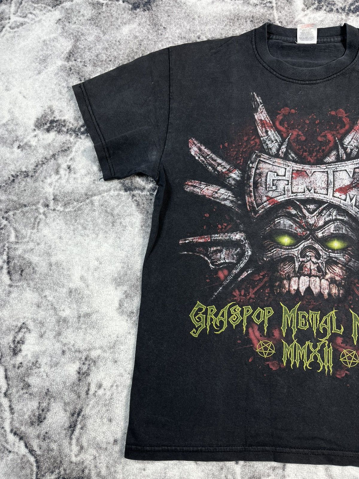 Band Tees Vintage Graspop Metal Meeting Rock Bands Faded T Shirt Size US M / EU 48-50 / 2 - 2 Thumbnail