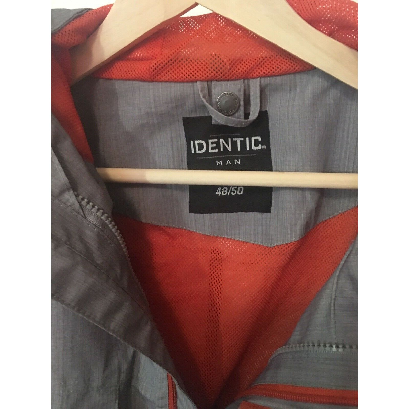 Other Identic Jacket Full Zip Gray Sz M 48/50 Men Hooded Jacket Size US M / EU 48-50 / 2 - 6 Thumbnail