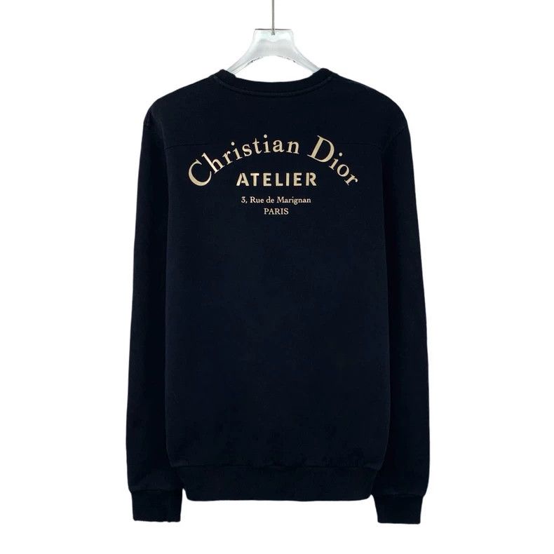 Dior Dior Black logo letter print cotton round-neck long-sleeved Size US XS / EU 42 / 0 - 2 Thumbnail