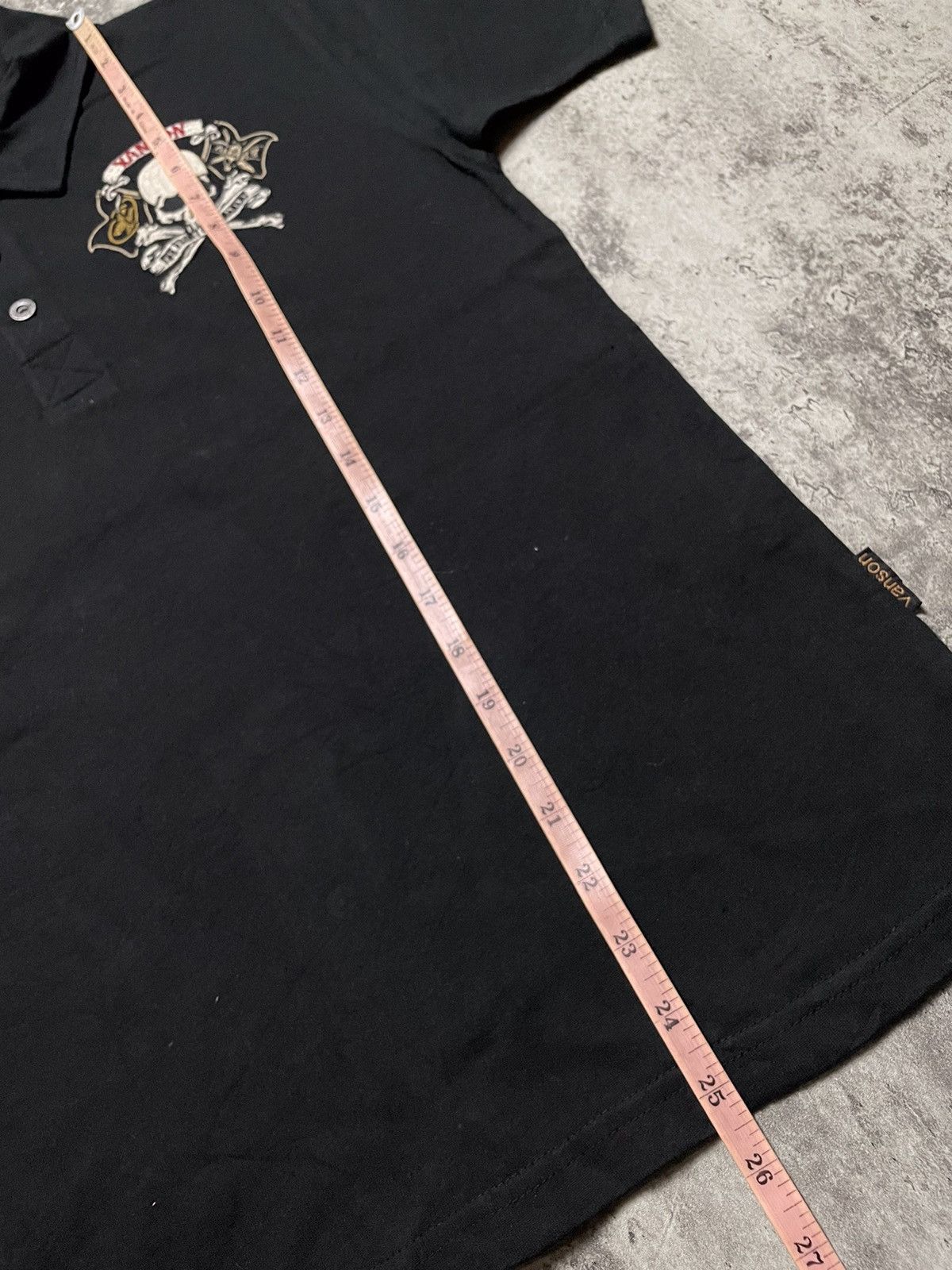 Hysteric Glamour NOS Vanson Leathers X T.F.O.A Embroidery Poloshirt Size US S / EU 44-46 / 1 - 14 Thumbnail