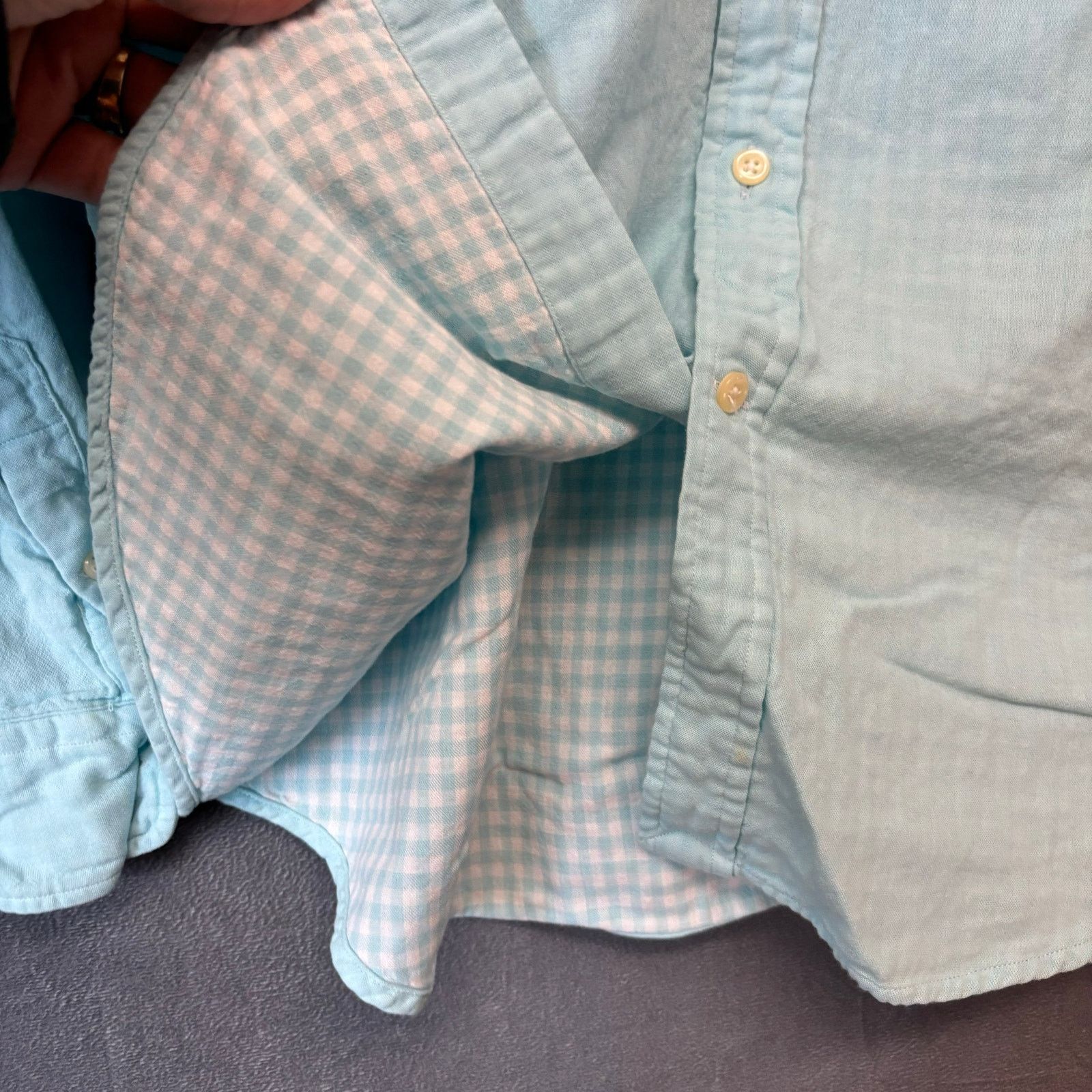 Ralph Lauren Vintage Ralph Lauren Thick Double Layered Shirt Plaid Preppy Size US L / EU 52-54 / 3 - 10 Thumbnail
