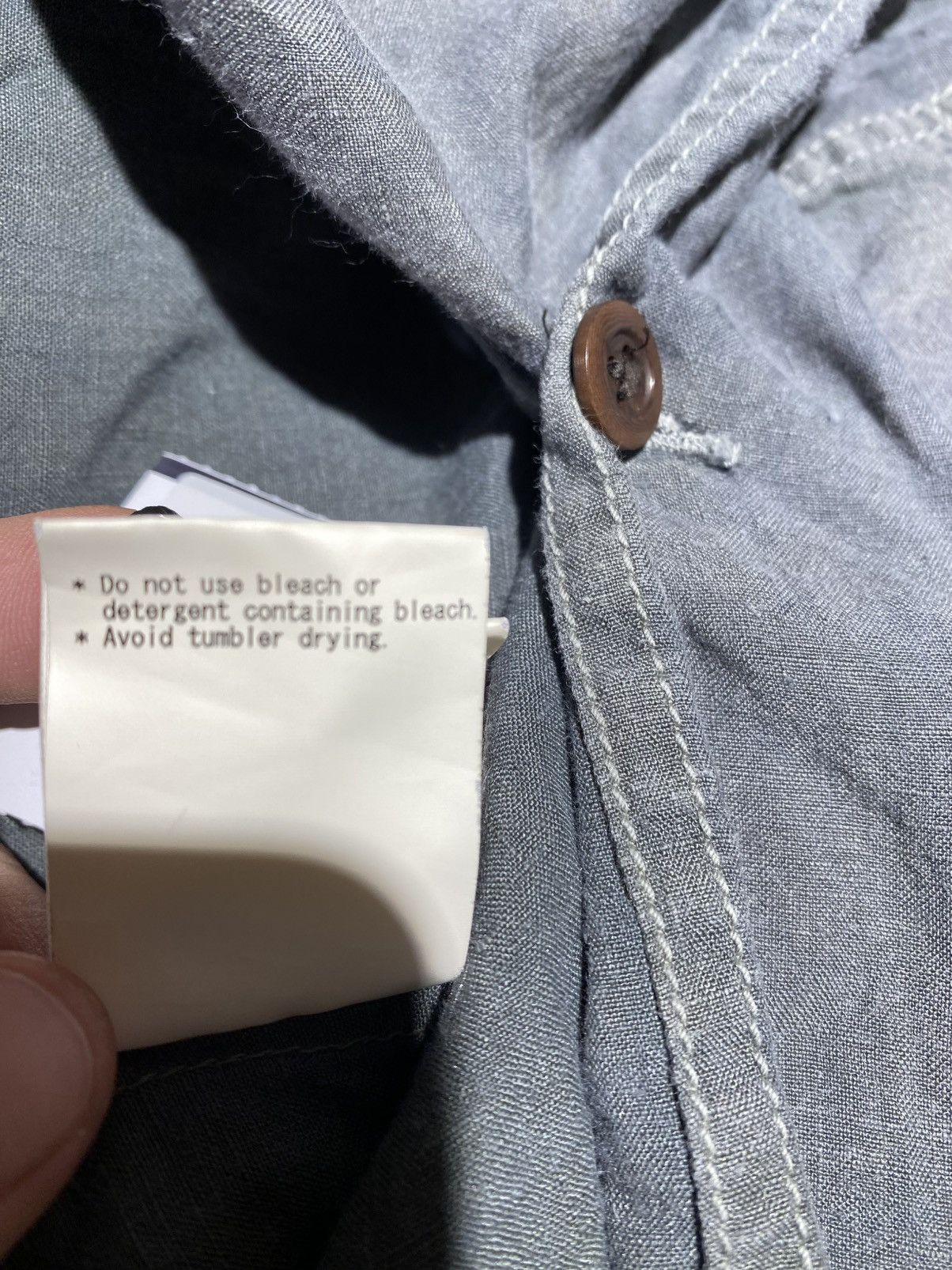 Japanese Brand × Sage De Cret Sage de cret Military Linen Shirt Size L Size US L / EU 52-54 / 3 - 11 Thumbnail
