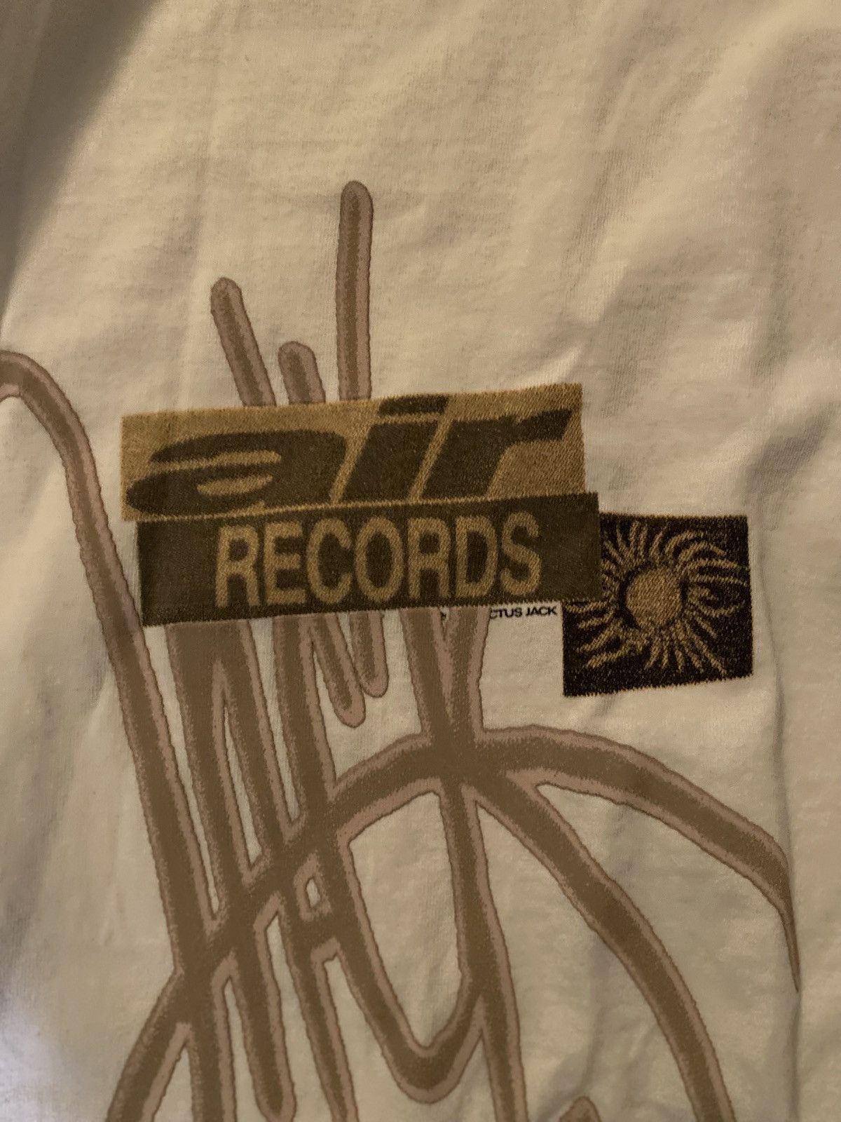 Travis Scott Cactus Jack by Travis Scott Air Records Long-Sleeve Tee Size US XXL / EU 58 / 5 - 10 Thumbnail