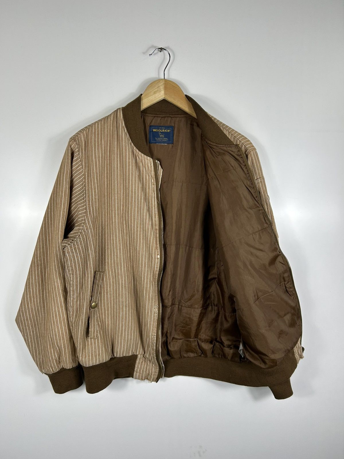 Vintage × Woolrich Woolen Mills ⚡️Vintage Woolrich Zipper Bomber Jacket Size US L / EU 52-54 / 3 - 11 Thumbnail
