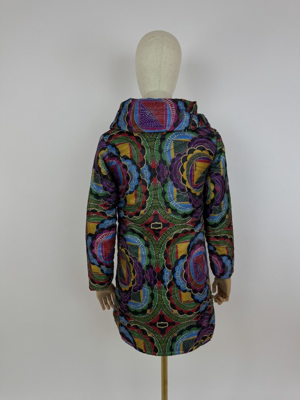 Desigual Desigual Double Sided coat Floral Multicolour Womens 2XS Size XXS / US 00 / IT 34 - 4 Thumbnail