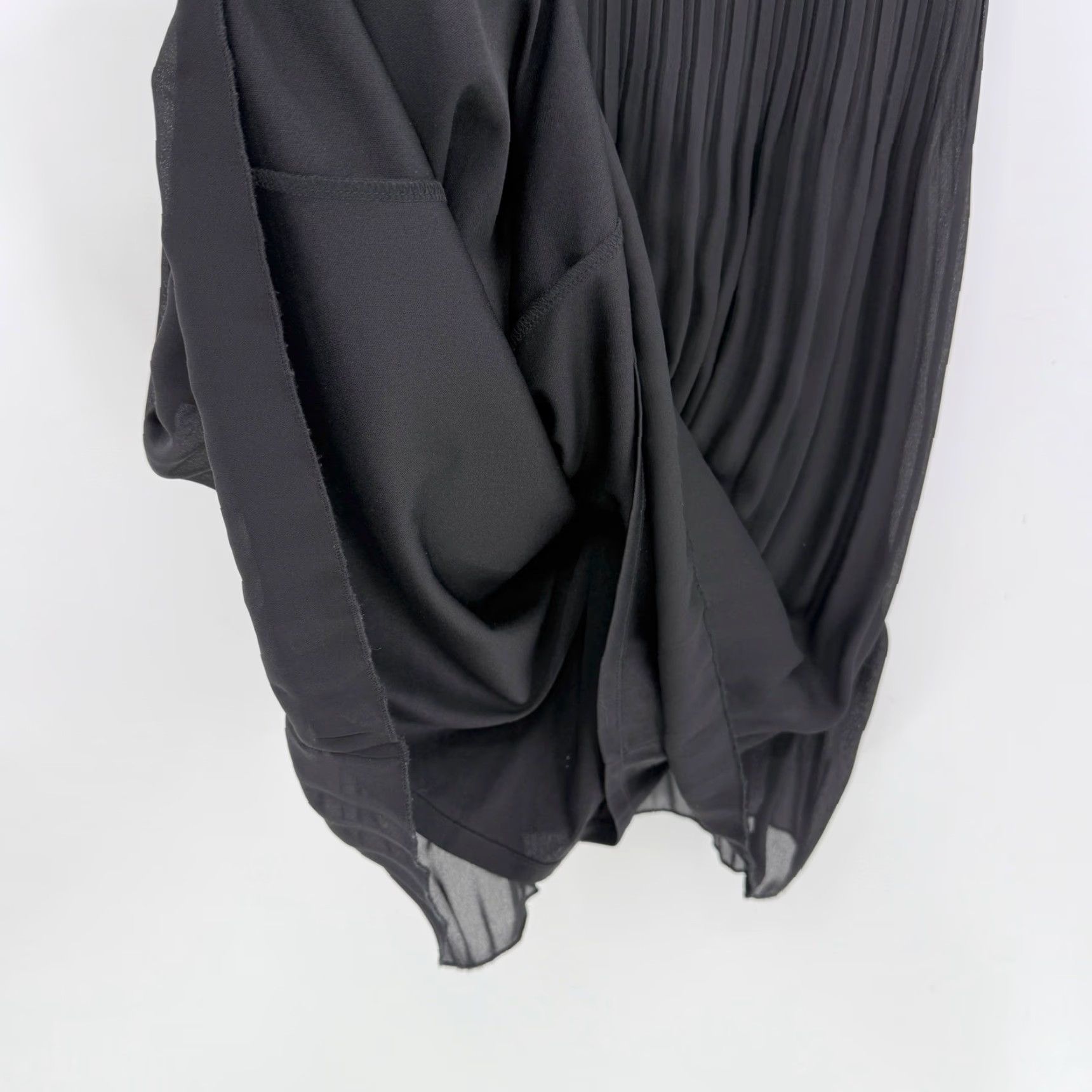 Vintage VINTAGE Robbie Bee Black Pleated Dress Lace Detail Cocktail Party Event Sz 6 Classic Size M / US 6-8 / IT 42-44 - 7 Thumbnail