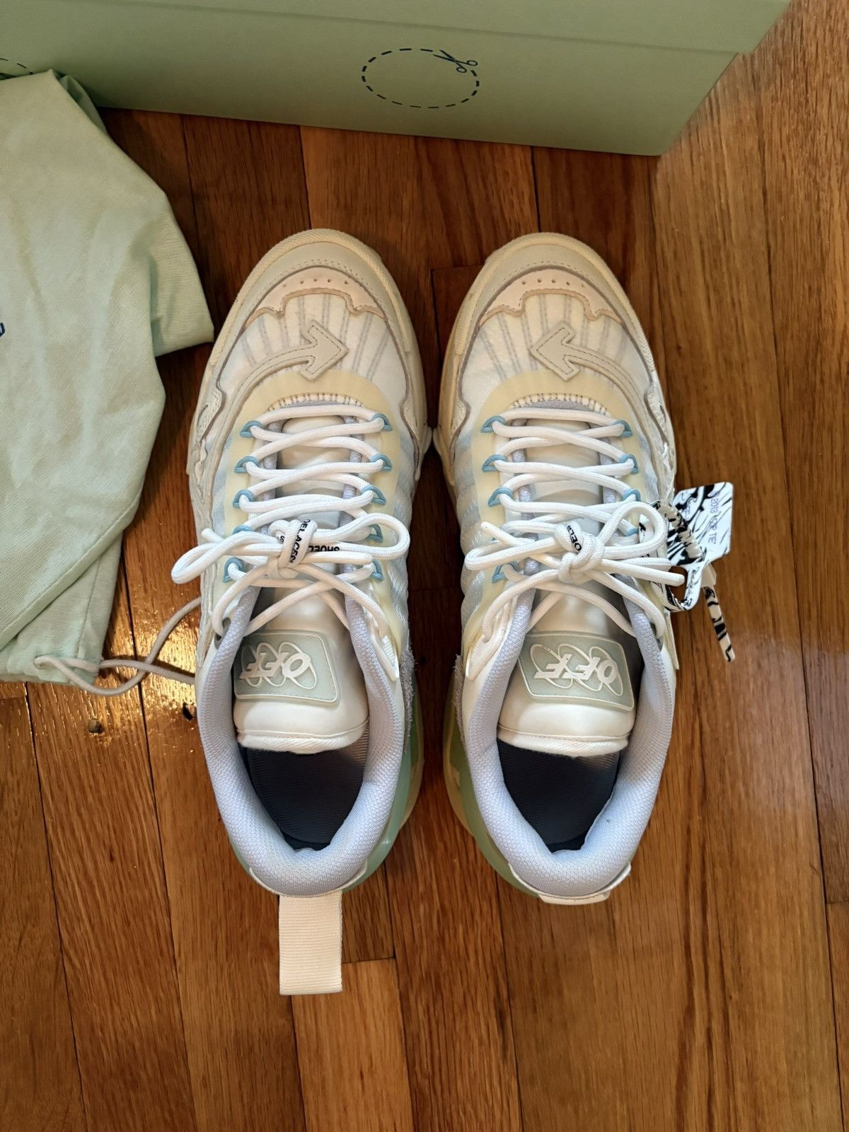 Off-White Off-White - ODSY-2000 in 'White Light Blue' Size US 9 / EU 42 - 2 Thumbnail