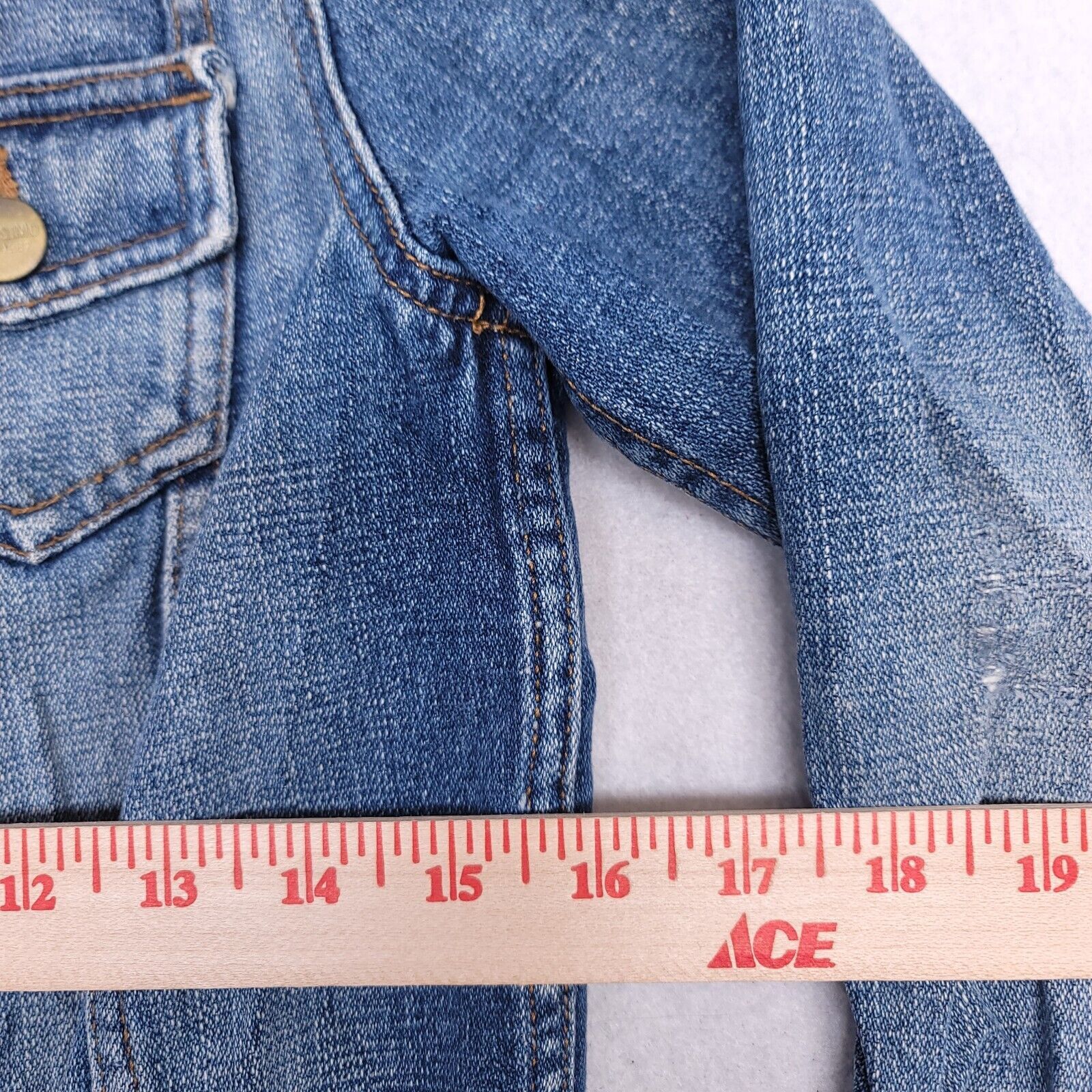 Mossimo Mossimo Casual Button Up Denim Jacket Womens Size M Blue Size M / US 6-8 / IT 42-44 - 8 Thumbnail