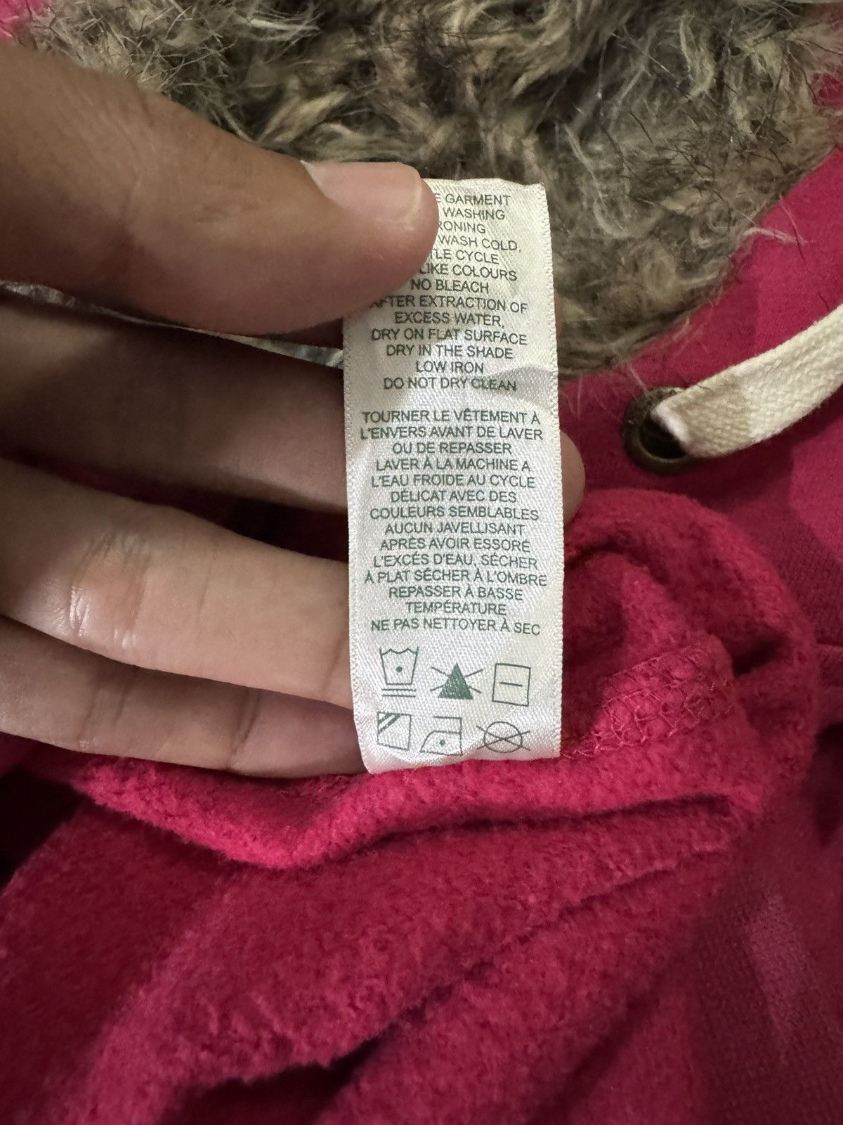 Japanese Brand PINK FUR HOODIE BY ROOTS CANADA LIKE LGB STYLE Size US S / EU 44-46 / 1 - 7 Thumbnail