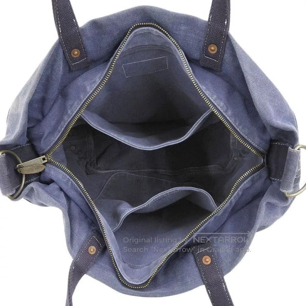 RRL Ralph Lauren RRL US Navy Sailcloth Canvas 2way Bag. Size ONE SIZE - 5 Thumbnail