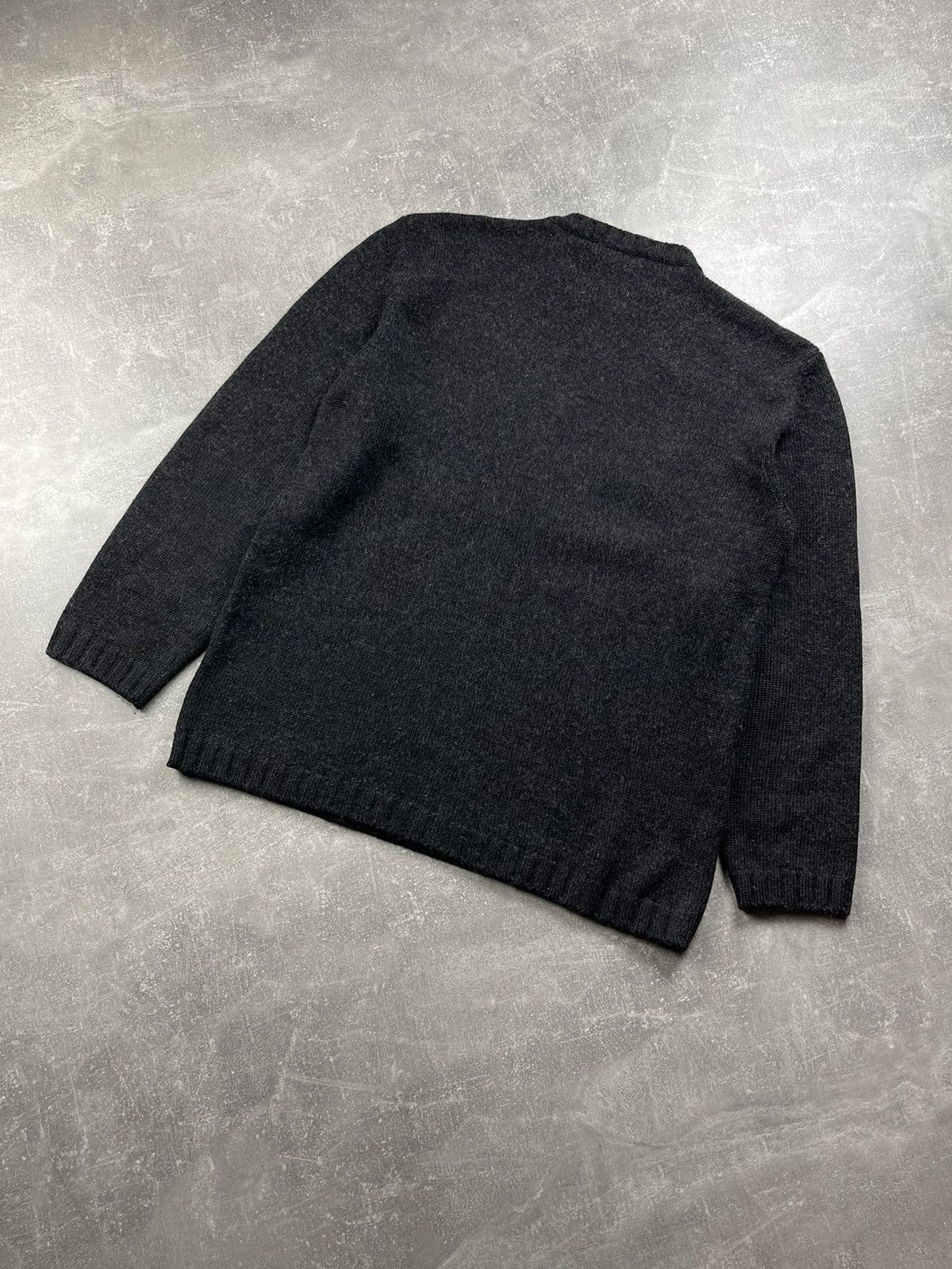 Dolce & Gabbana D&G Dolce & Gabbana 00s Sport Logo Knit Sweater Charcoal Size US L / EU 52-54 / 3 - 7 Thumbnail