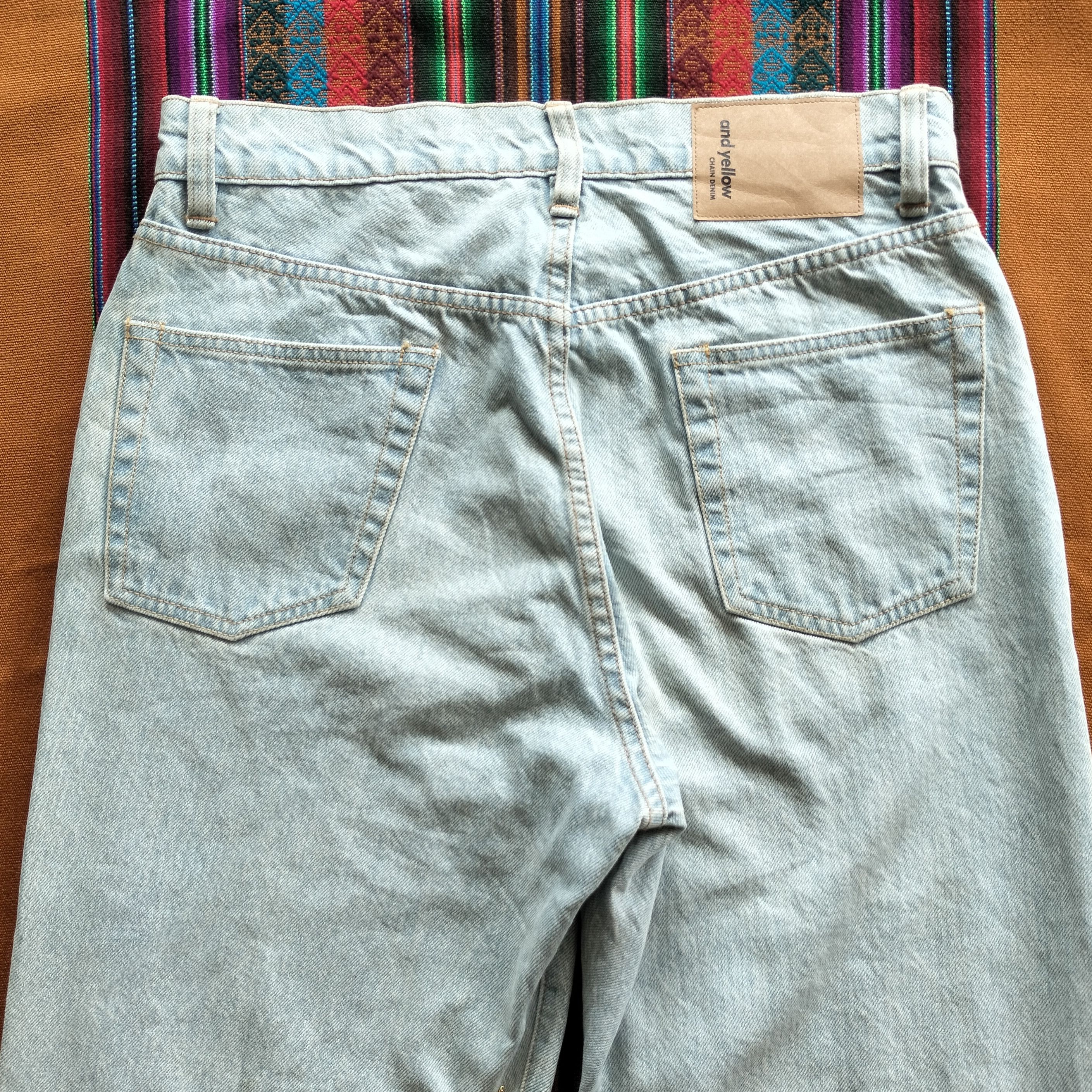 Tete Homme 20AW Kiminori morishita and yellow chain denim Size US 30 / EU 46 - 11 Thumbnail